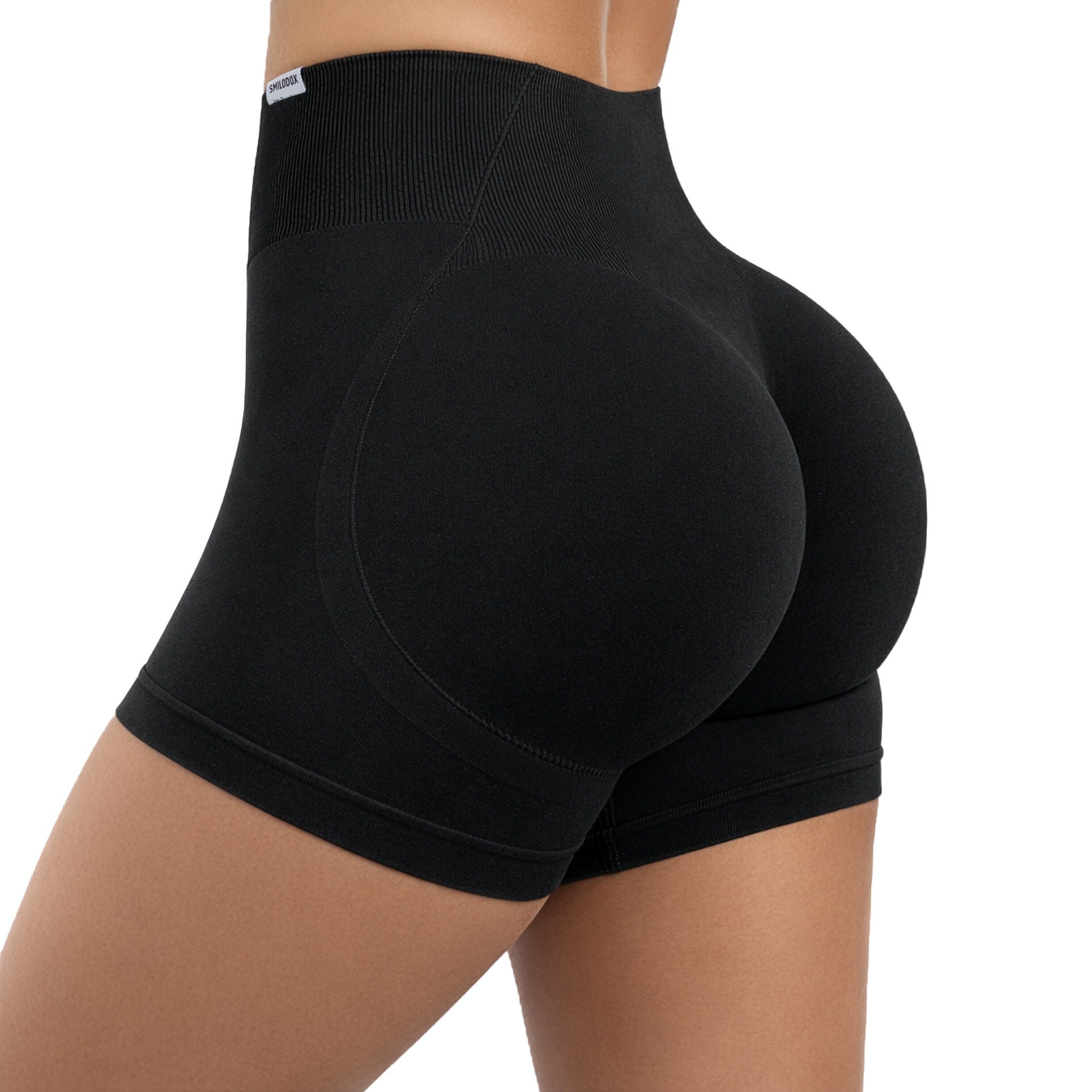 Smilodox Shorts Phelia, Pilates & Yoga Radlerhose, Scrunch-Effekt, High Waist Figurformende Workout Hose, Push-up Booty Look, Mobility Sport Shorts