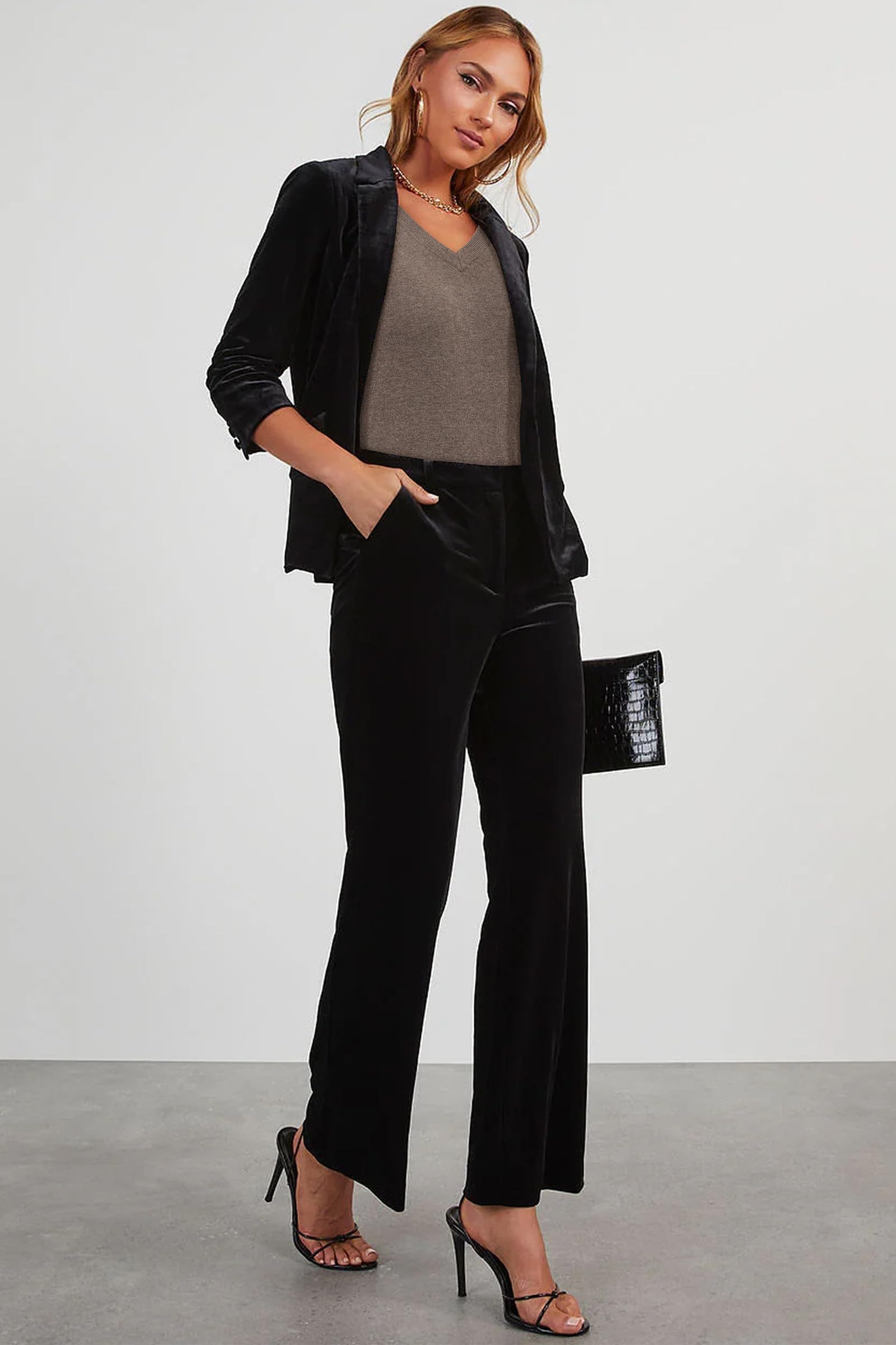 Arach&Cloz Strickpullover Damen Pullover aus Wollmischung Longpullover Stri günstig online kaufen