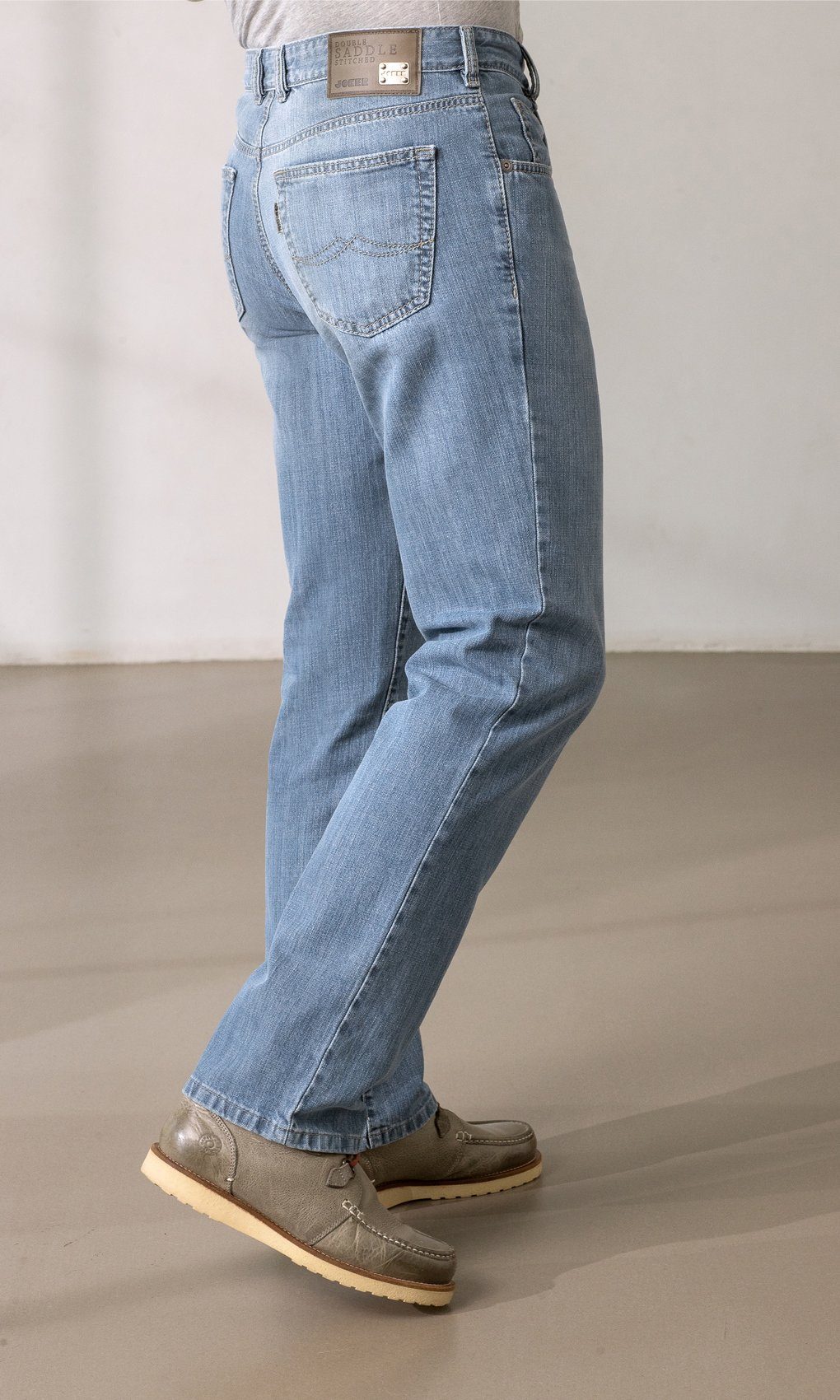 Blue 1282238 Clark 5-Pocket-Jeans Struktur Joker Jeans