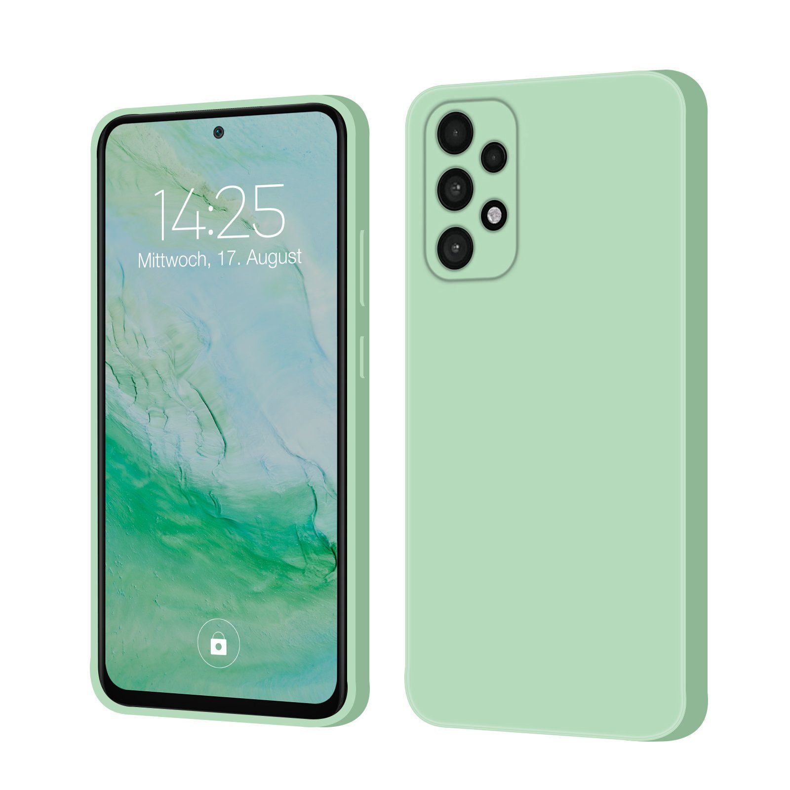 Tec-Expert Handyhülle SoftGrip Cover Hülle für Samsung Galaxy A53 5G, Handy Case Bumper integrierter Kameraschutz flexibel