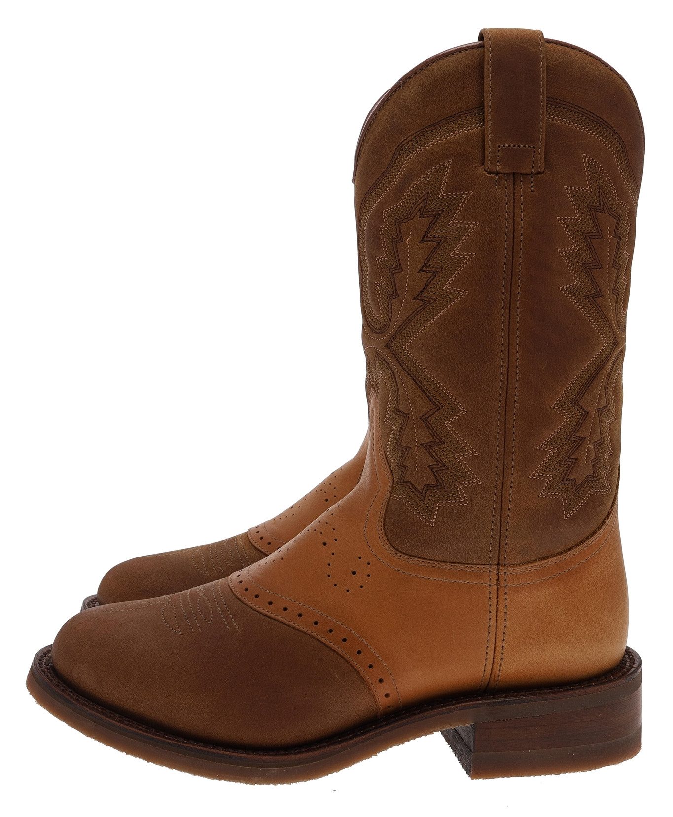 Sendra Boots 14338 PALM Braun Cowboystiefel Rahmengenähte Westernreitstiefel