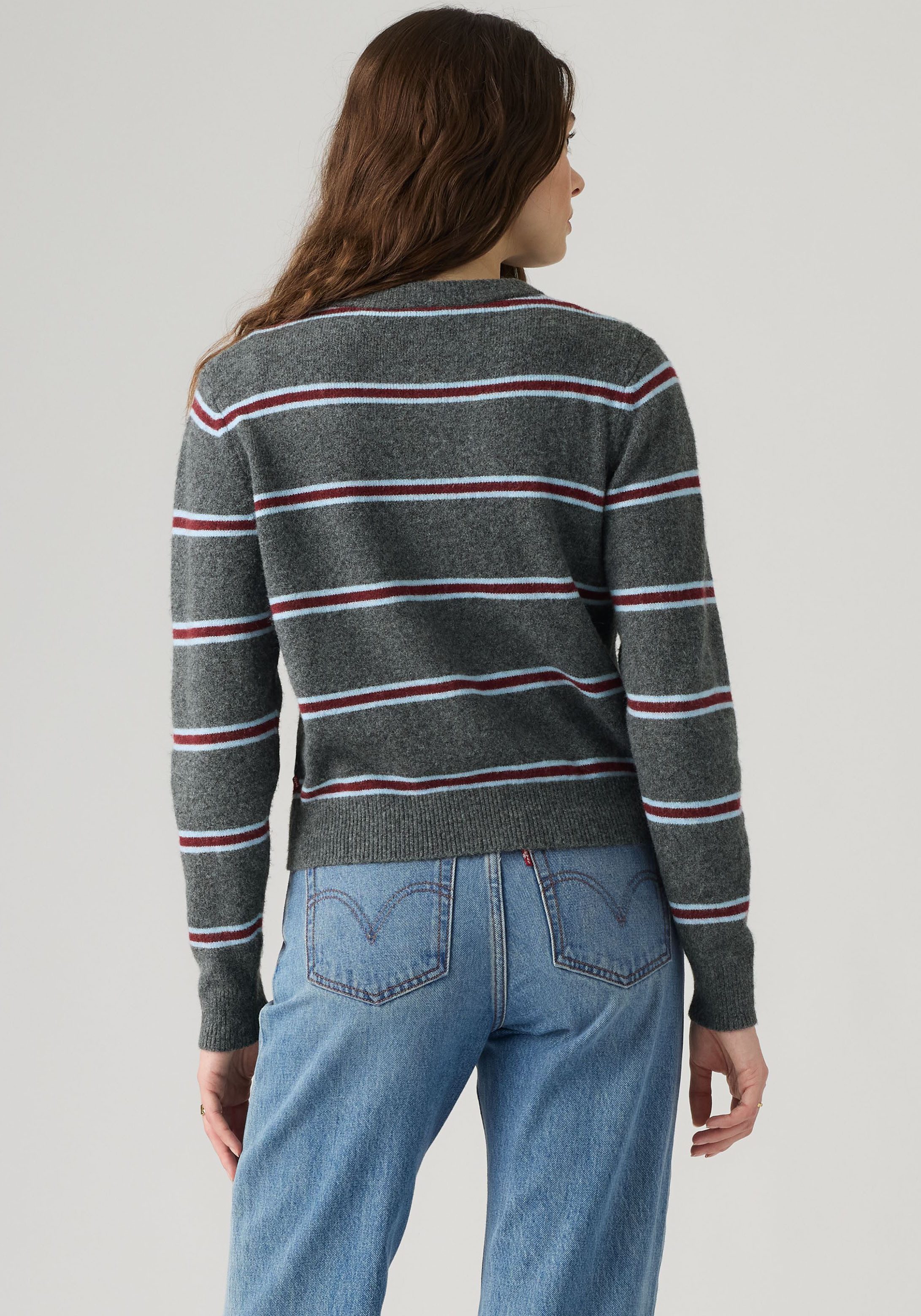 Levi's® Strickjacke CLAIRE LS CARDIGAN Taille bedeckend, schmale Passform – Bild 3 von 5