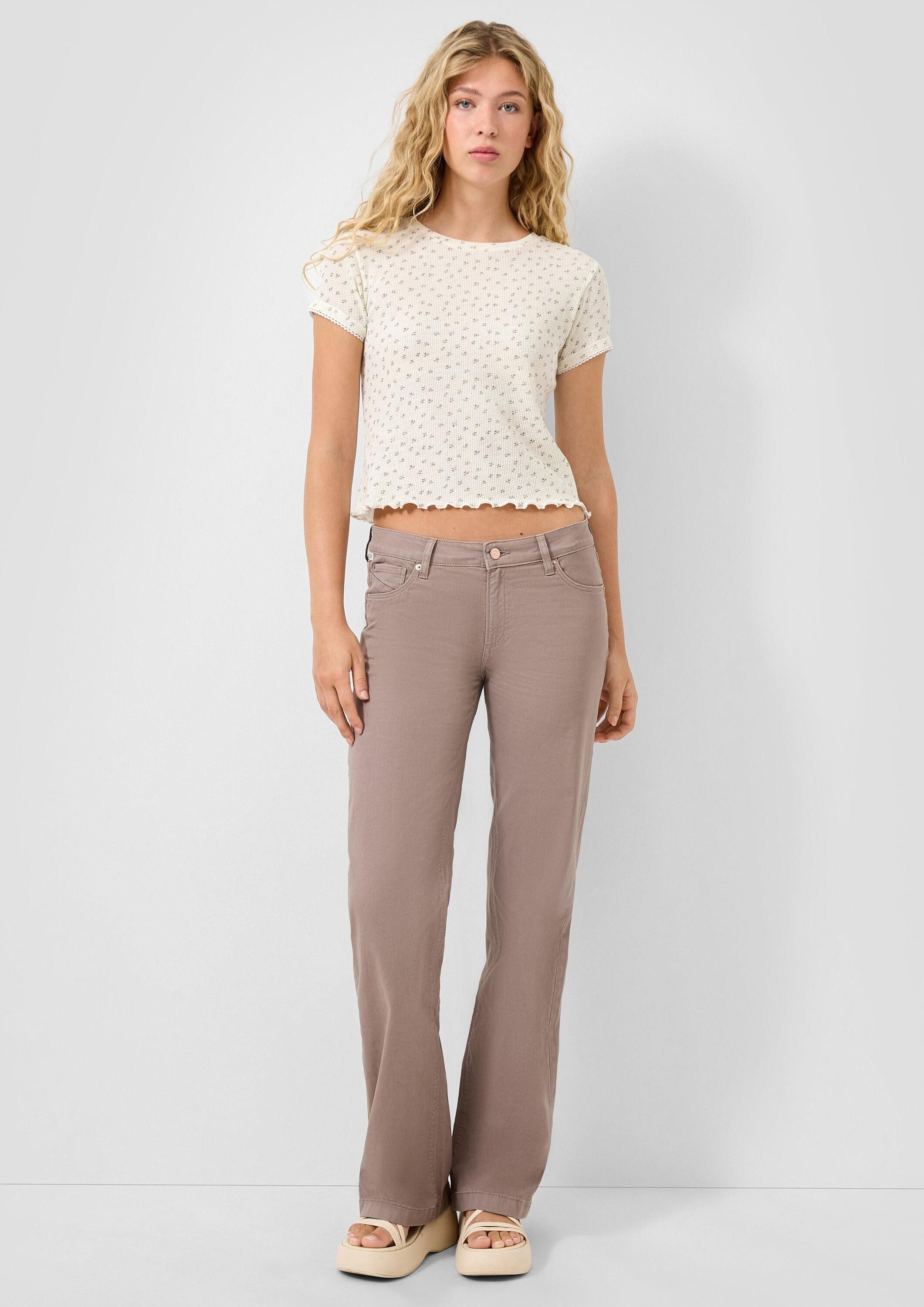 QS Weite Jeans Jeans-Hose CATIE Jeans Catie/Mid Rise/Wide Leg günstig online kaufen