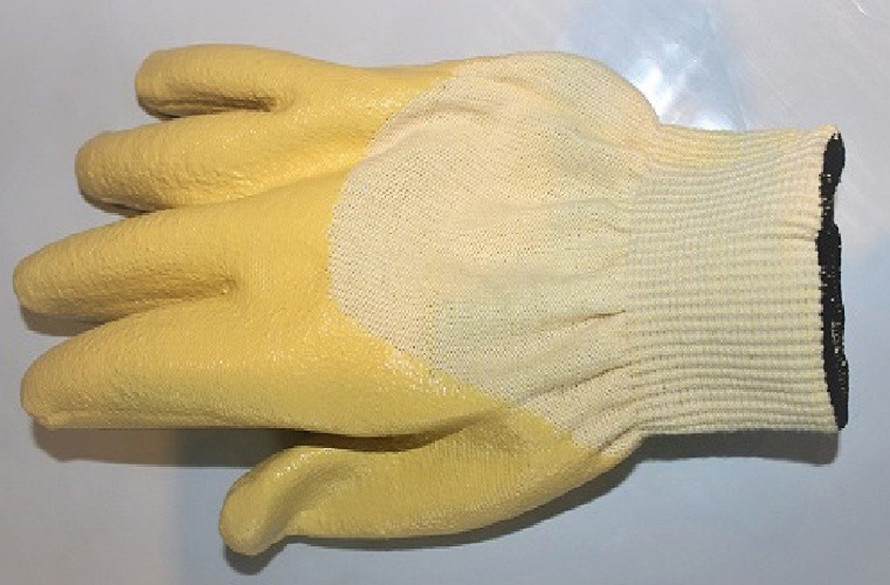 myMAW Schnittschutzhandschuhe KCL K-NIT gelb Arbeits-Handschuhe Gr. 10 861 Schnittschutzhandsc…