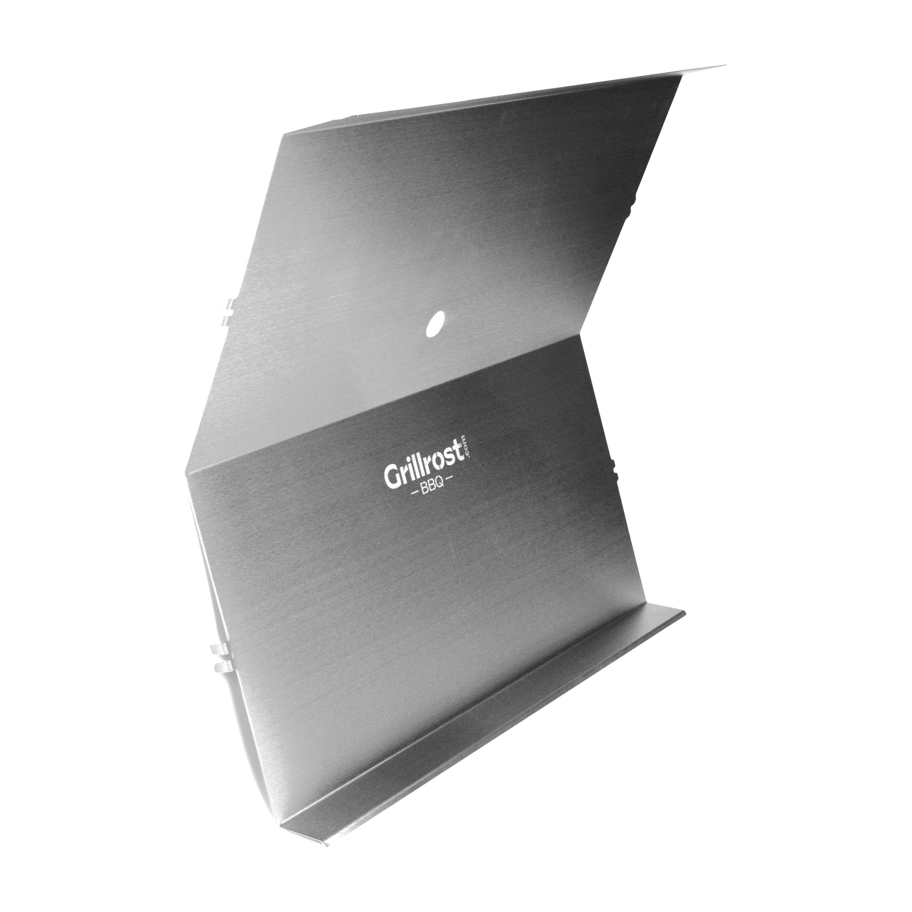 Grillrost.com BBQ Grillrost BBQ Edelstahl Hitzeschild passend für Weber Spirit II 200er Serie, Made in Germany