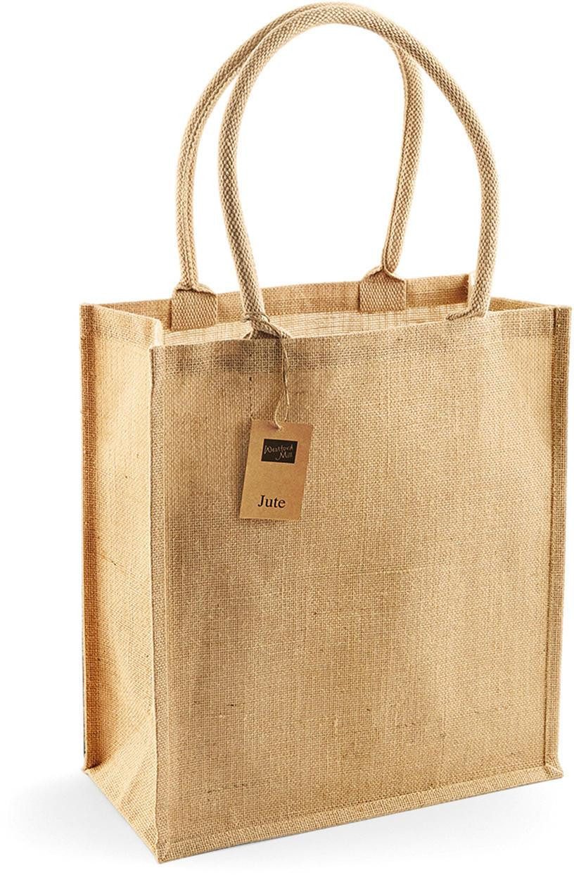 Westford Mill Umhängetasche Jute Boutique Shopper 36 x 41 x 17 cm