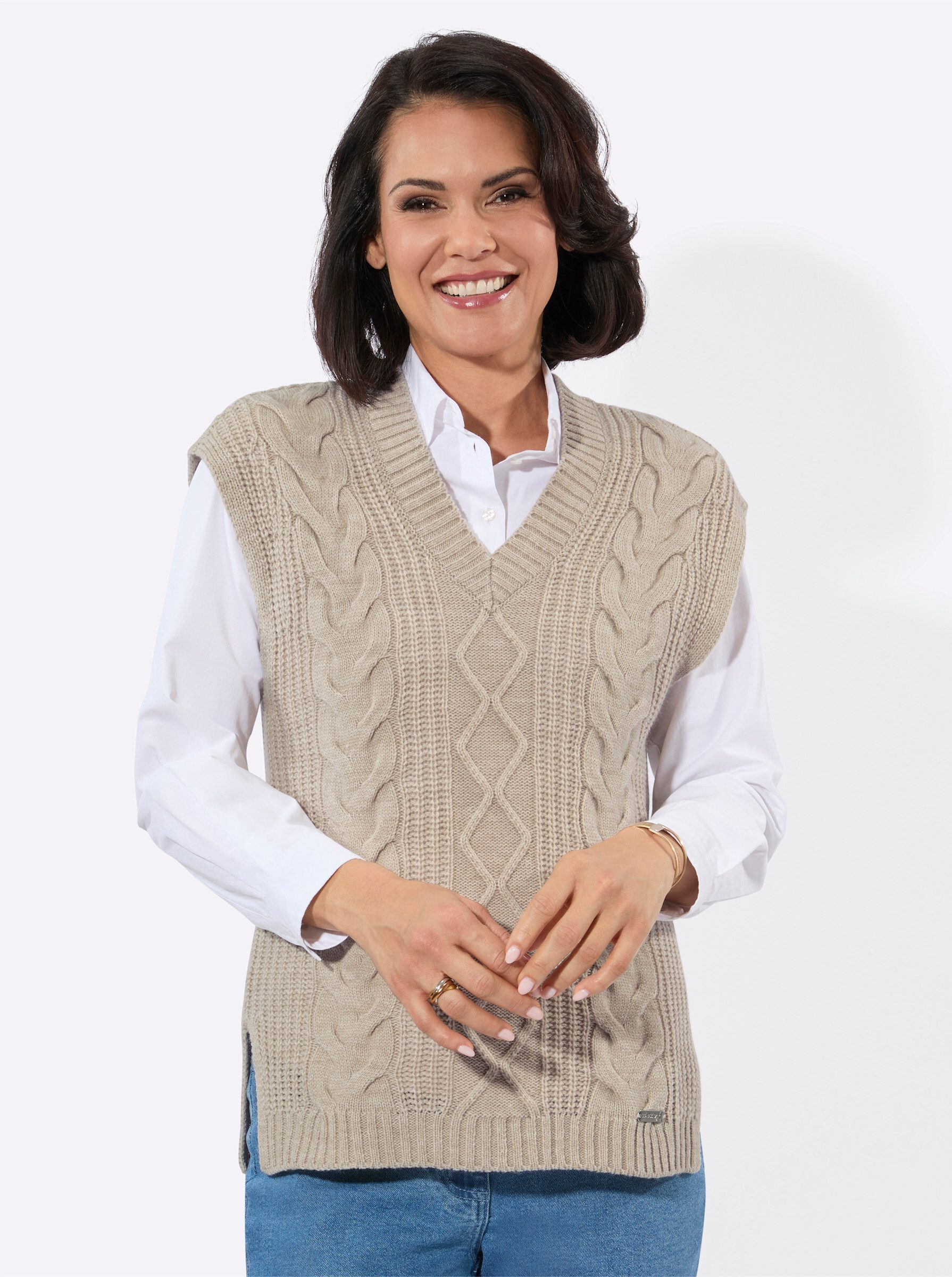 Witt Pullunder Pullunder Überschnittener Arm