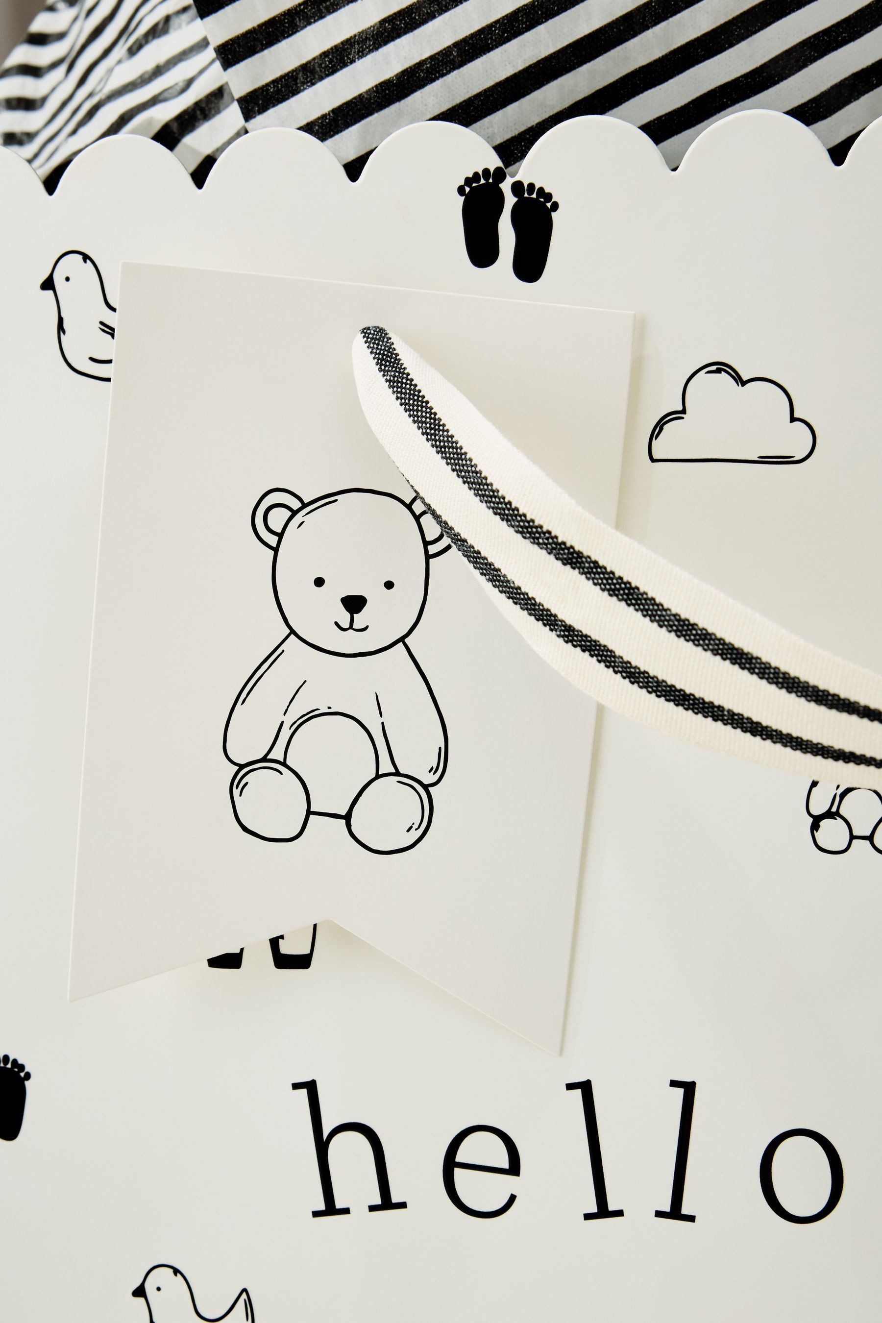 Next Geschenkpapier Baby-Geschenktasche und Karte im Set Icons, (1St)