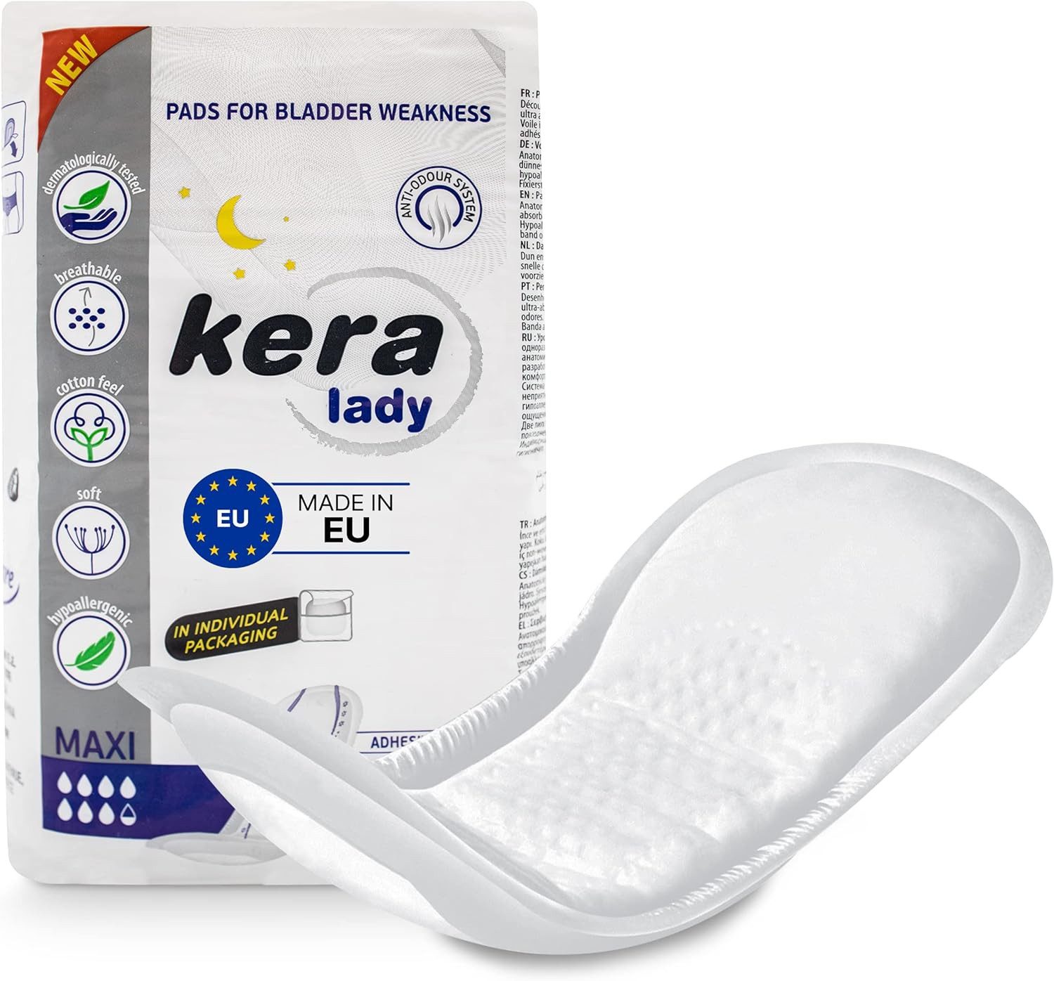 Inkontinenzslip Urin-Einlage für Damen extra stark, Hygieneeinlagen
