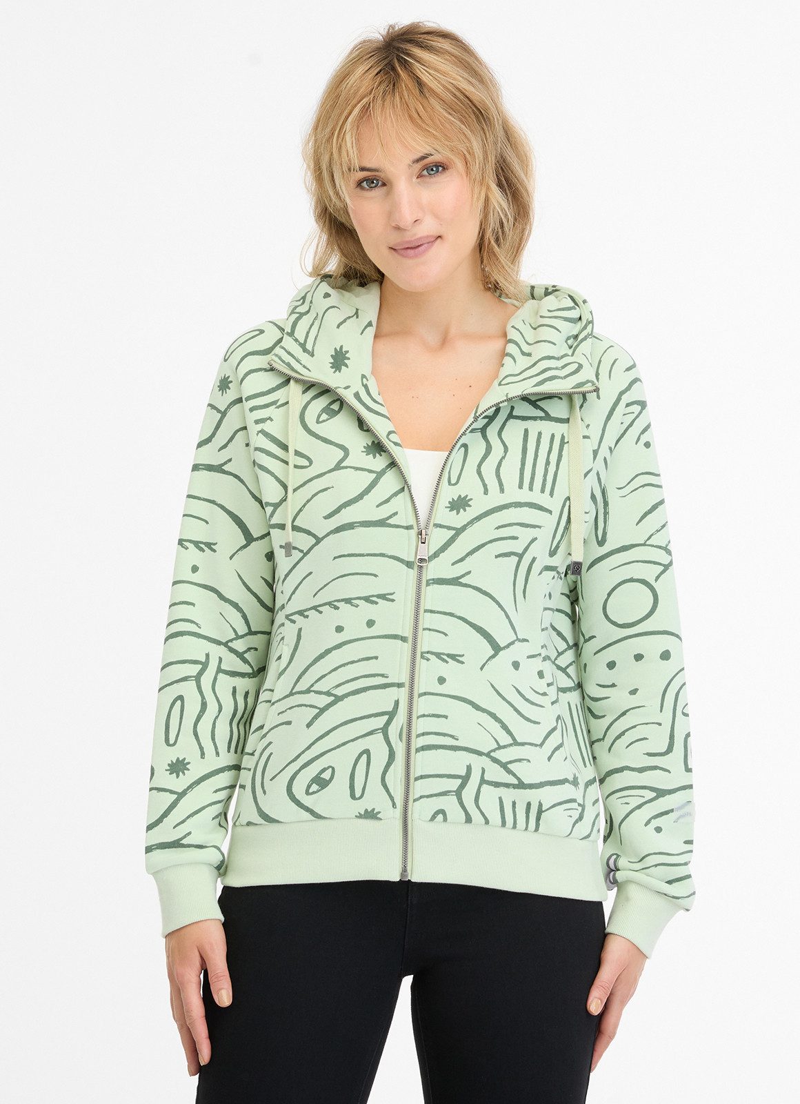 Ragwear Sweatjacke FLLAWIA PRINT günstig online kaufen