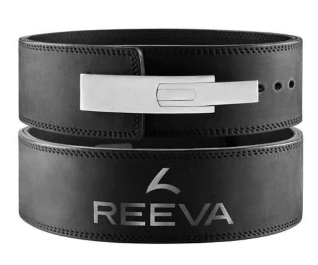 Reeva Dip-Gürtel Reeva Halterriem - Nubik Leer Lifting Belt - Zwart - XS