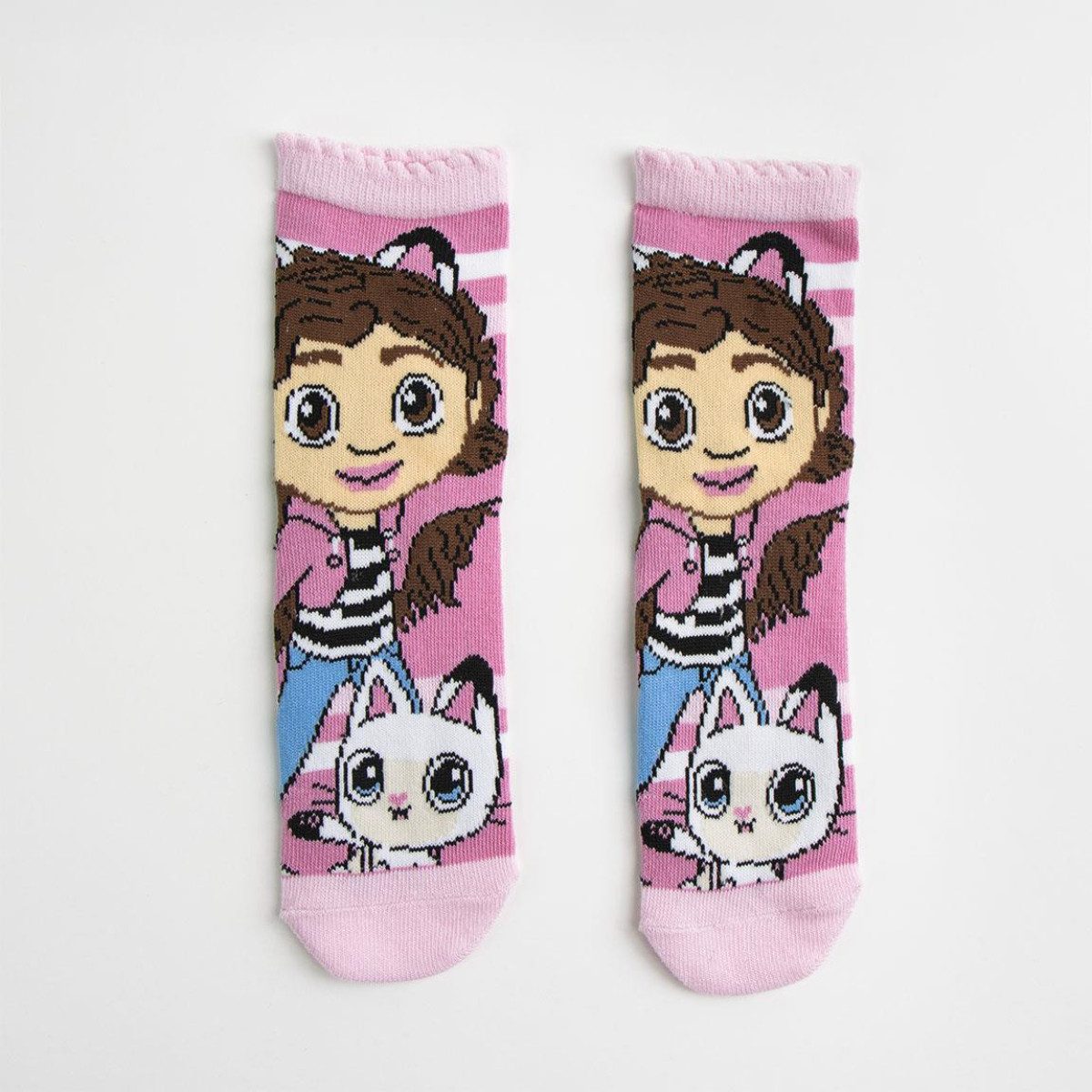 Cerda Socken Gabby’s Dollhouse Socken Kinder 3er Pack Baumwoll-Mix bequem – Bild 2 von 5