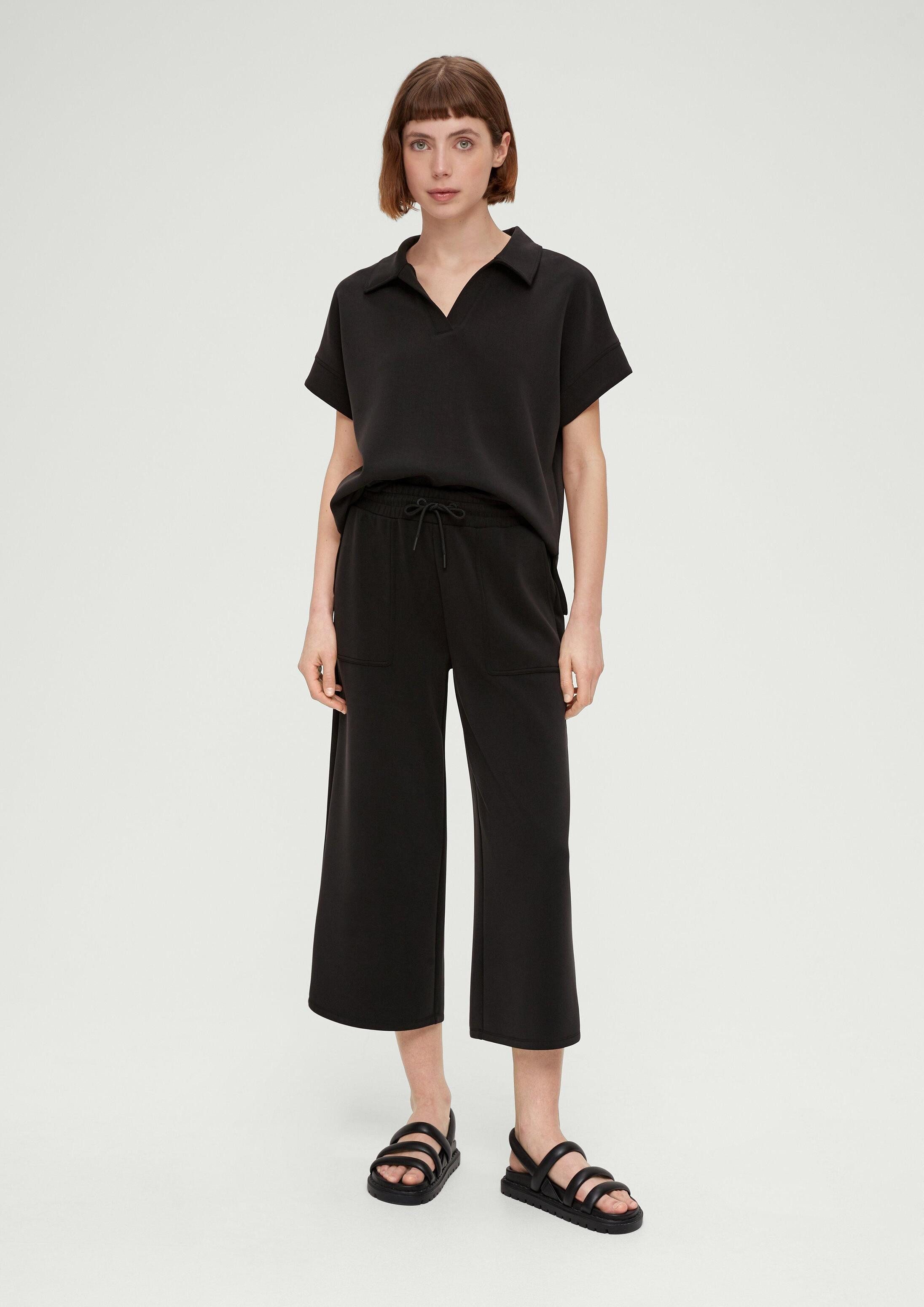 s.Oliver Culotte Hose Relaxed: Culotte aus Modalmix