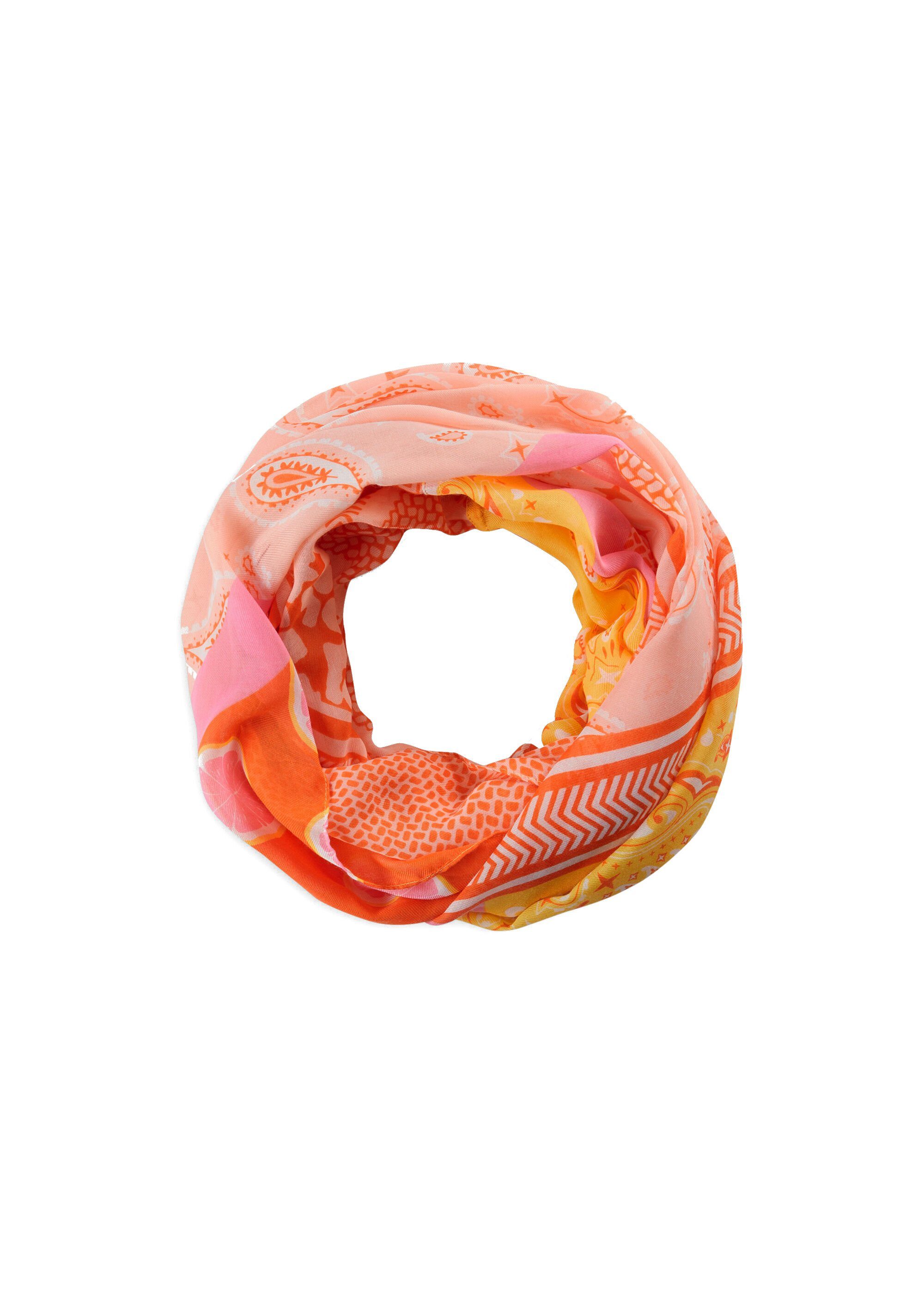Codello Modeschal Nachhaltiger Loop-Schal mit farbenfrohem Mustermix, mit Mustermix