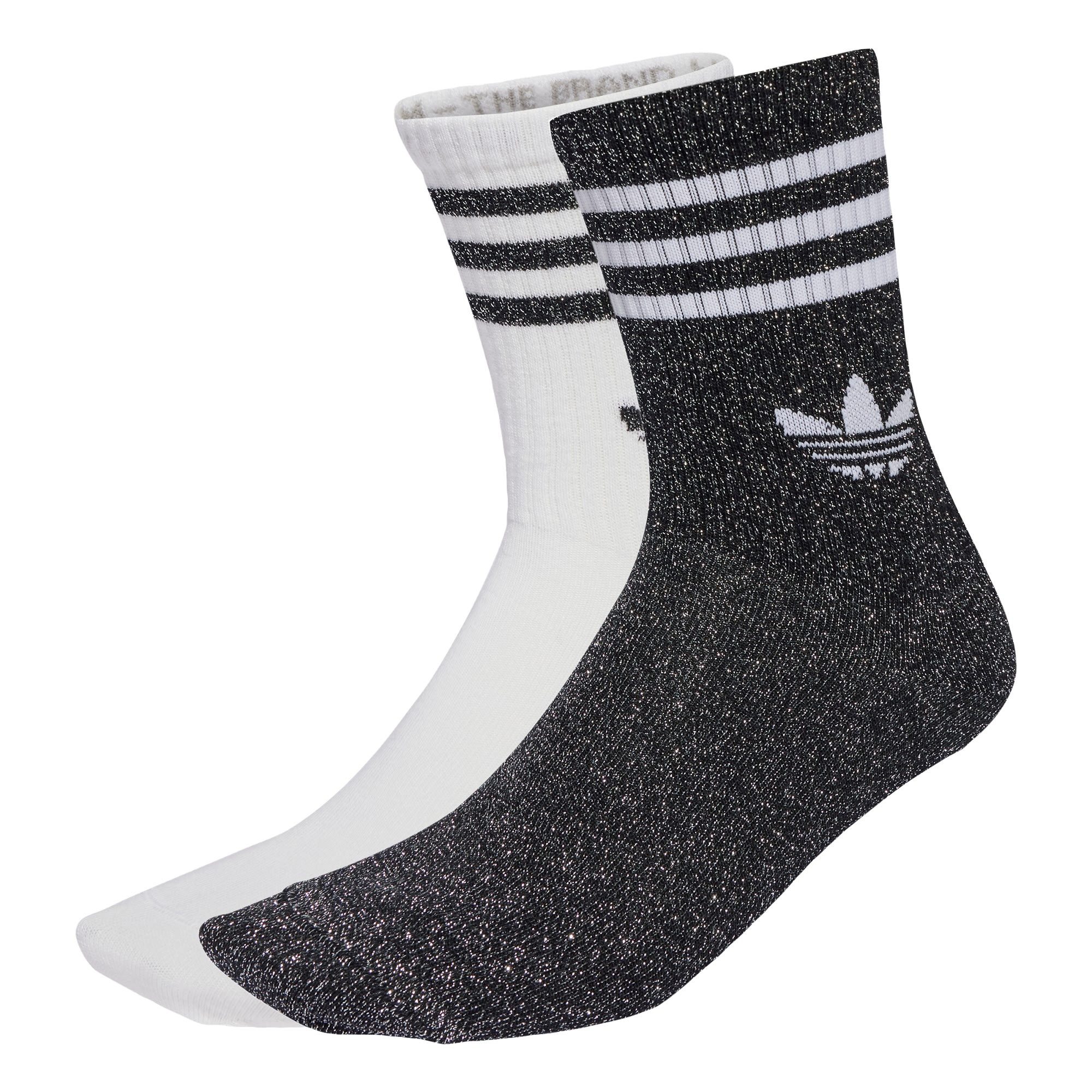 adidas Originals Socken 3-STREIFEN GLITZER CREW SOCKEN, 2 PAAR (1-Paar)
