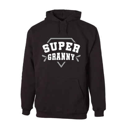 G-graphics Hoodie Super Granny mit trendigem Frontprint, Aufdruck auf der Vorderseite, Spruch/Sprüche/Print/Motiv, für jung & alt