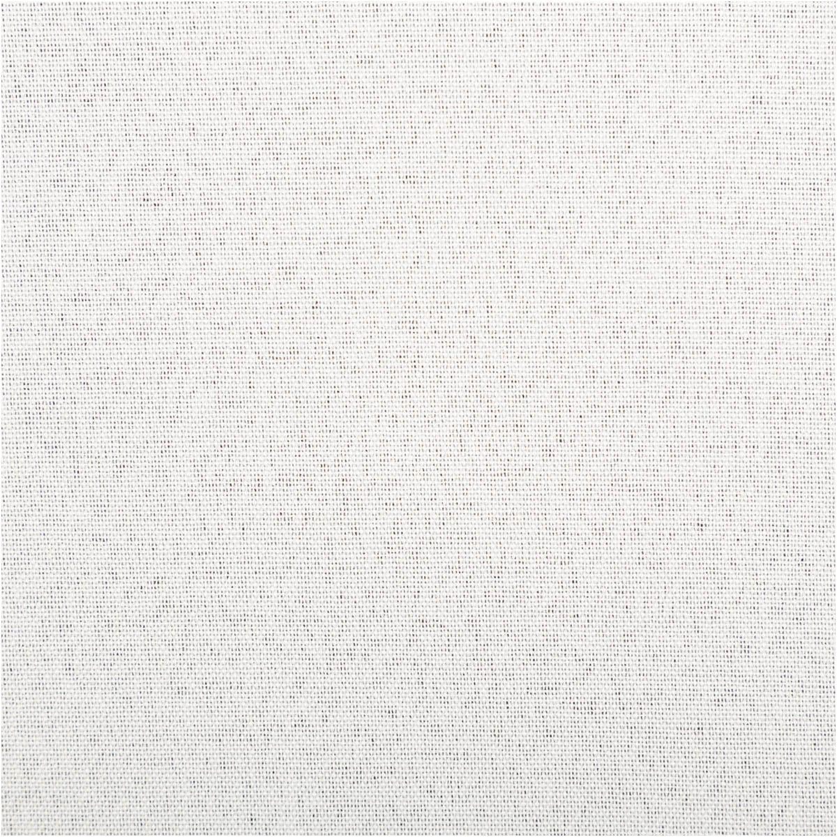 SCHÖNER LEBEN. Stoff Verdunklungsstoff Meterware Weiß-Grau meliert Doubleface 147 cm, doubleface