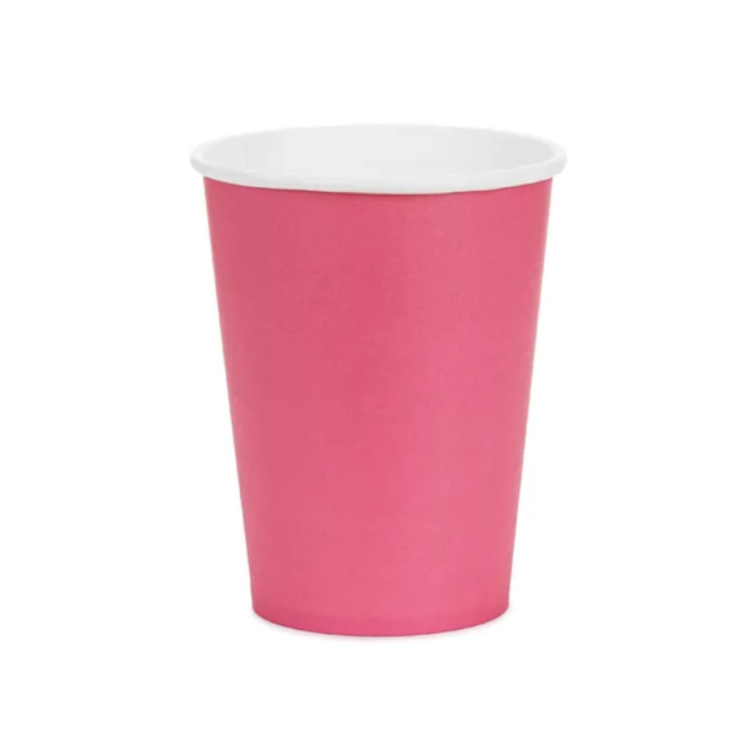 partydeco Geschirr-Set Pappbecher 250ml/6 Stk., Unifarben, Pappe