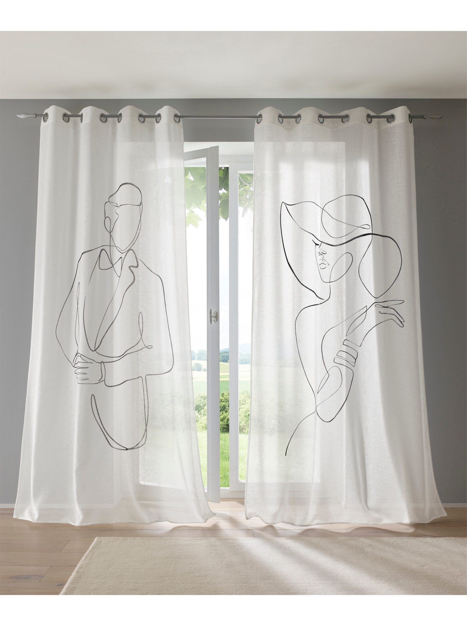 heine Gardine Dekostore, Ösen (2 St), günstig online kaufen