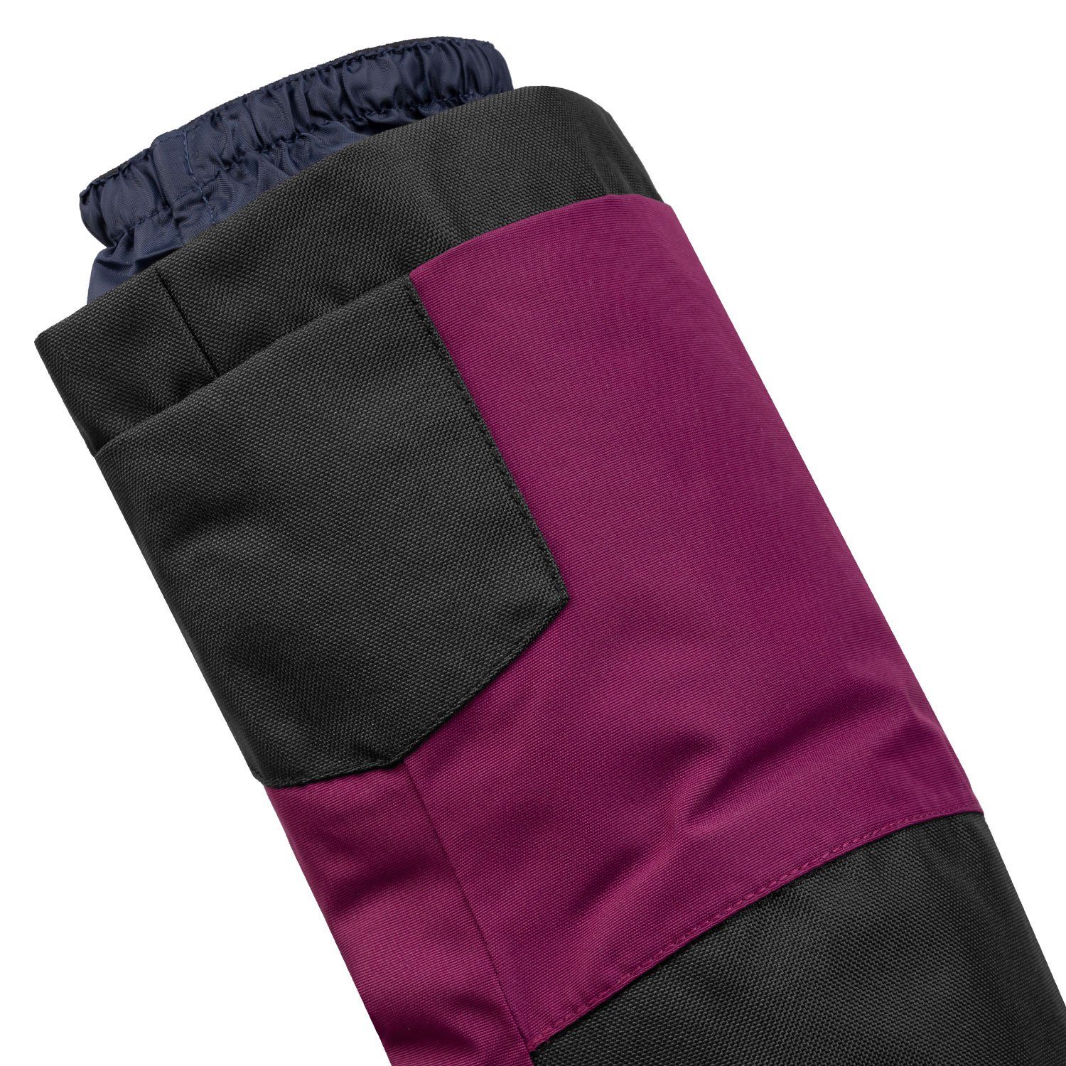 Killtec Schneeoverall Schneeanzug Kinder Skianzug orchidee/dunkelnavy Innenfutter aus Fleece – Bild 5 von 5