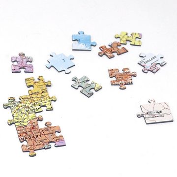 Close Up Spiel, Europakarte Puzzle 1000 Teile Englisch 68 x 48 cm