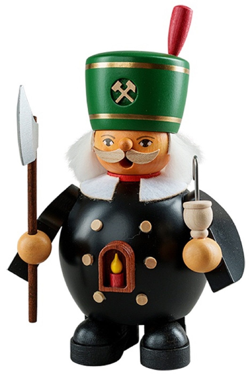 Müller Kleinkunst GmbH Seiffen Räuchermännchen Müller Räuchermann Bergmann, (1 St), Handarbeit aus dem Erzgebirge