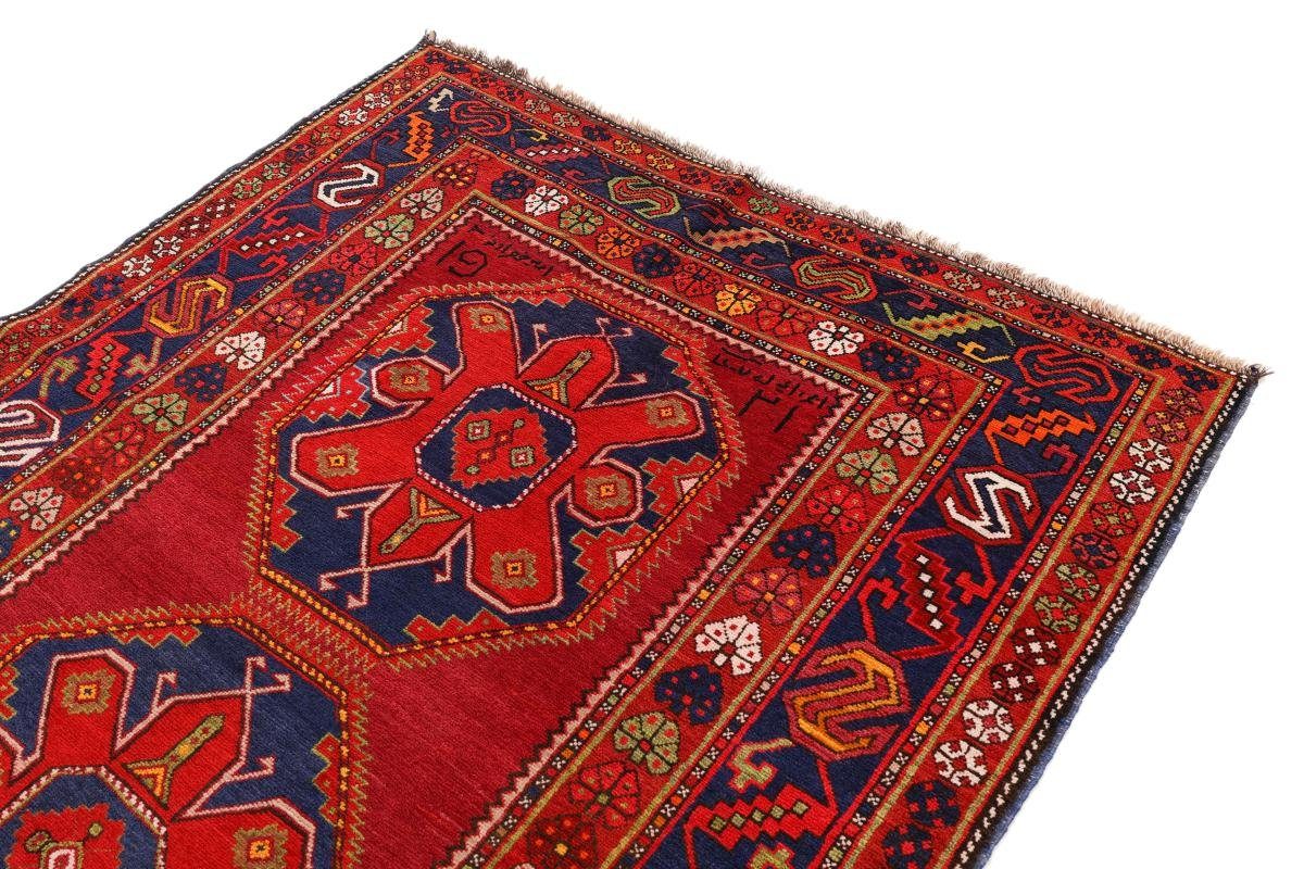 Handgeknüpfter rechteckig, Orientteppich Läufer, Nain 5 Orientteppich 132x240 Höhe: Trading, Kazak Antik mm