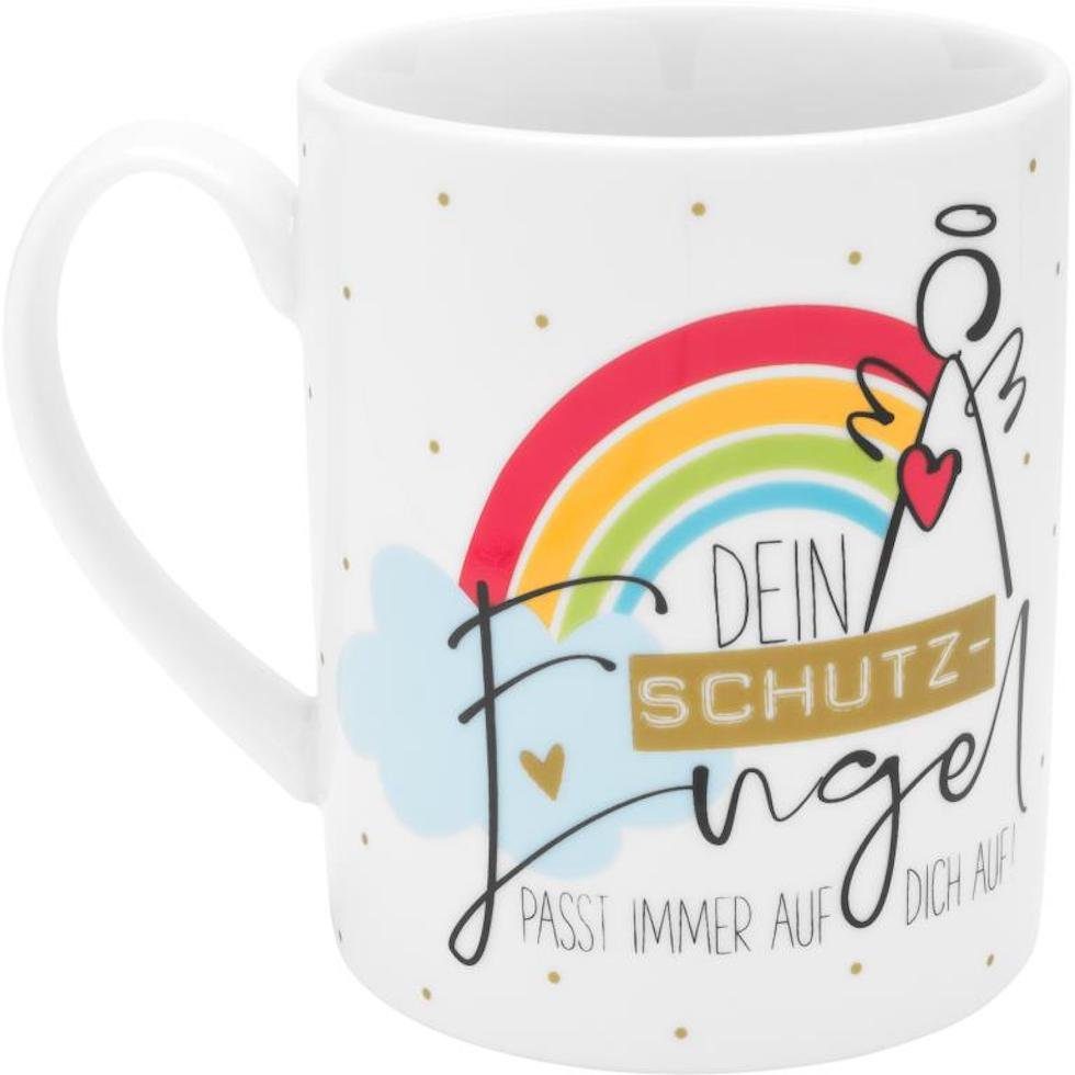 Sheepworld Tasse XL-Tasse Motiv Schutzengel Porzellantasse groß, Porzellan, 60 cl