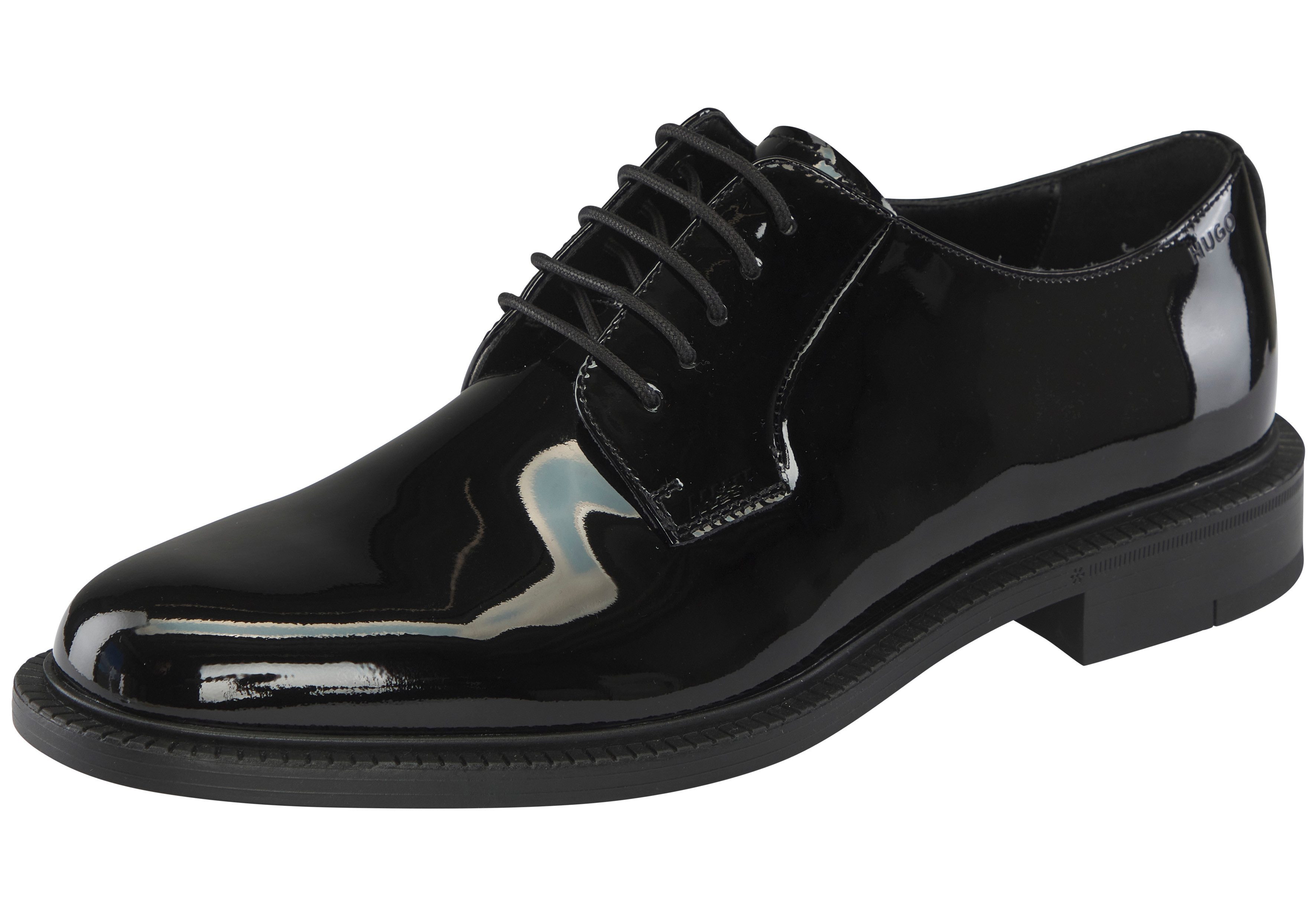 HUGO Lysander Schnürschuh Abendschuh, Festtagsschuh, Anzugschuh in Lackoptik