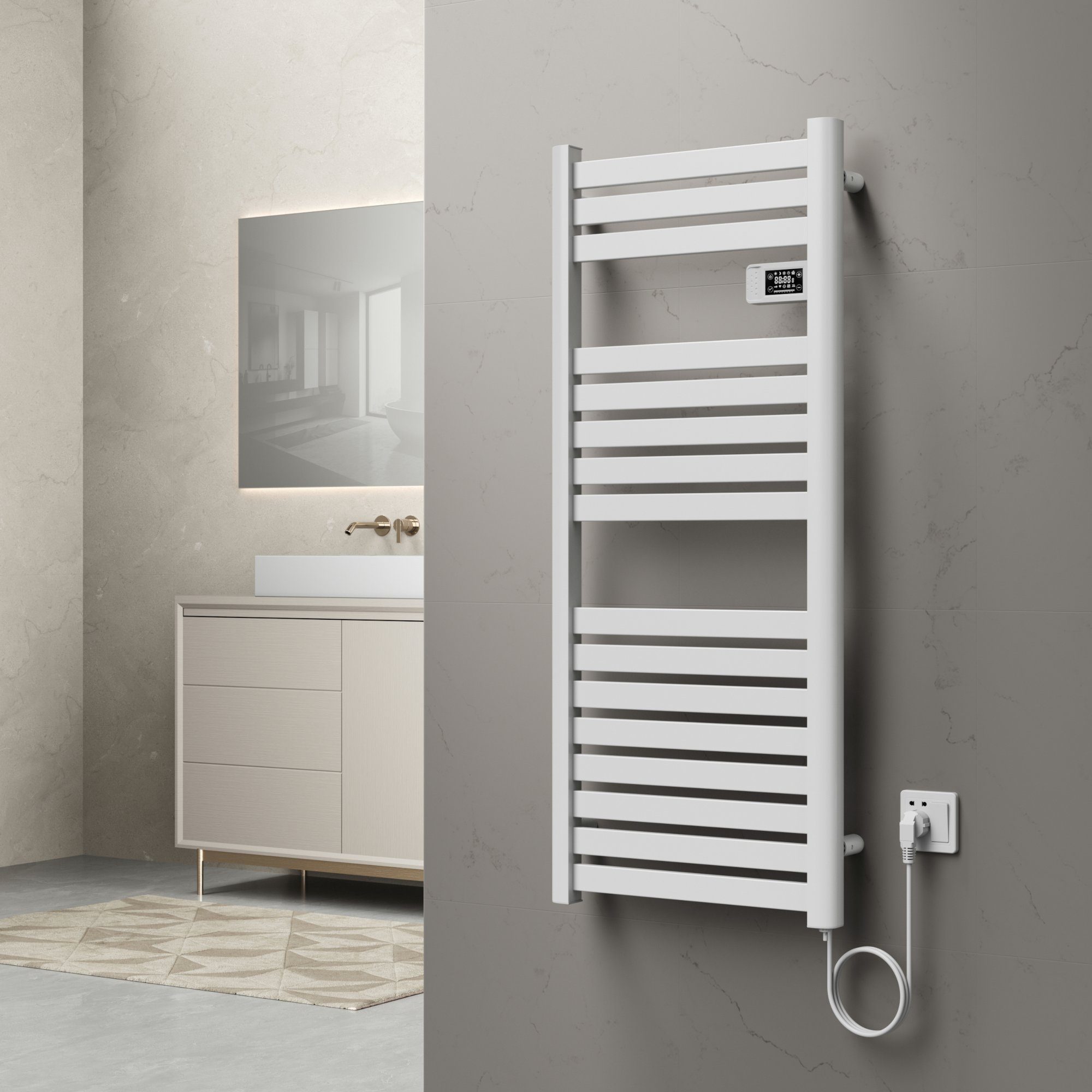 pro.tec Elektrischer Badheizkörper, »Ringebu« Handtuchheizkörper 120x50cm günstig online kaufen