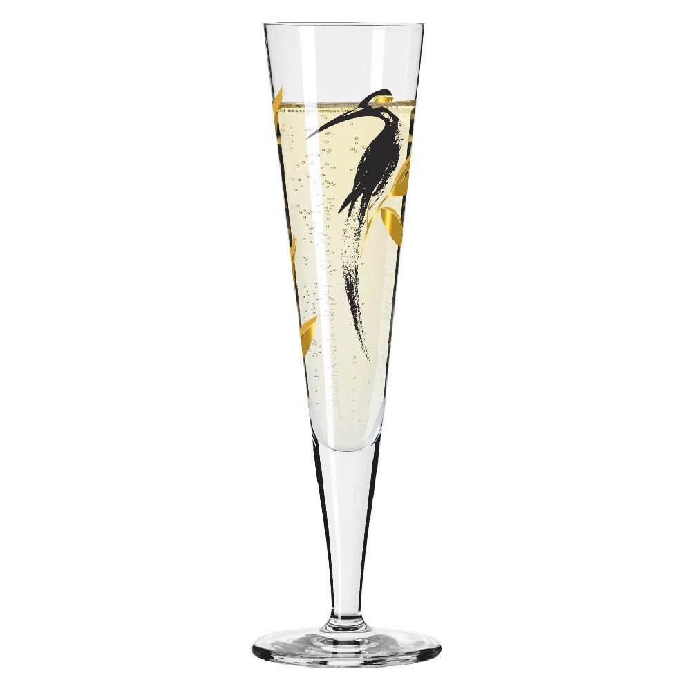 Ritzenhoff Sektglas Ritzenhoff Goldnacht Champus #21 A. Arnolt F22, Kristallglas