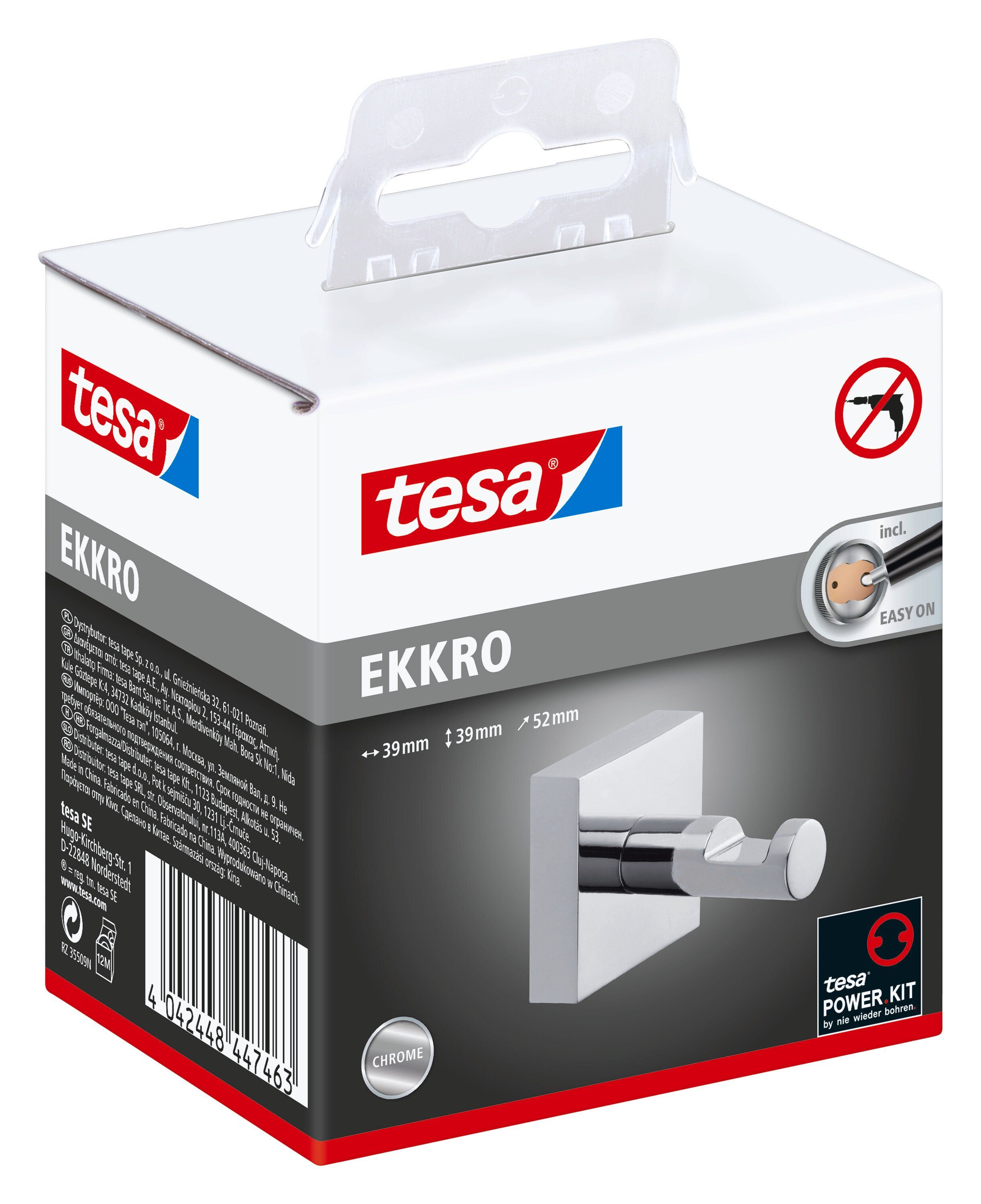 tesa Handtuchhaken EKKRO Handtuchhaken ohne Bohren günstig online kaufen