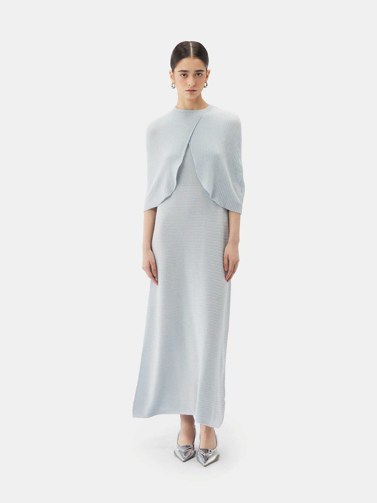 GOBI Cashmere Strickcape Leichtes Cape aus Kaschmir-Seide
