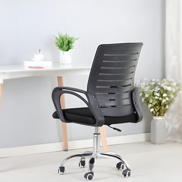 Retoo Bürostuhl Schreibtischstuhl Bürostuhl Ergonomisch Chefsessel Drehstuhl 150kg (Packung)