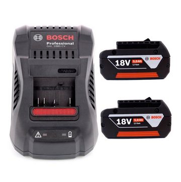Bosch Professional Schlagbohrmaschine Bosch GBH 18 V-EC Akku Bohrhammer 18V 1,7J SDS plus Brushless + 2x Akku 5,0Ah + Ladegerät + L-Boxx