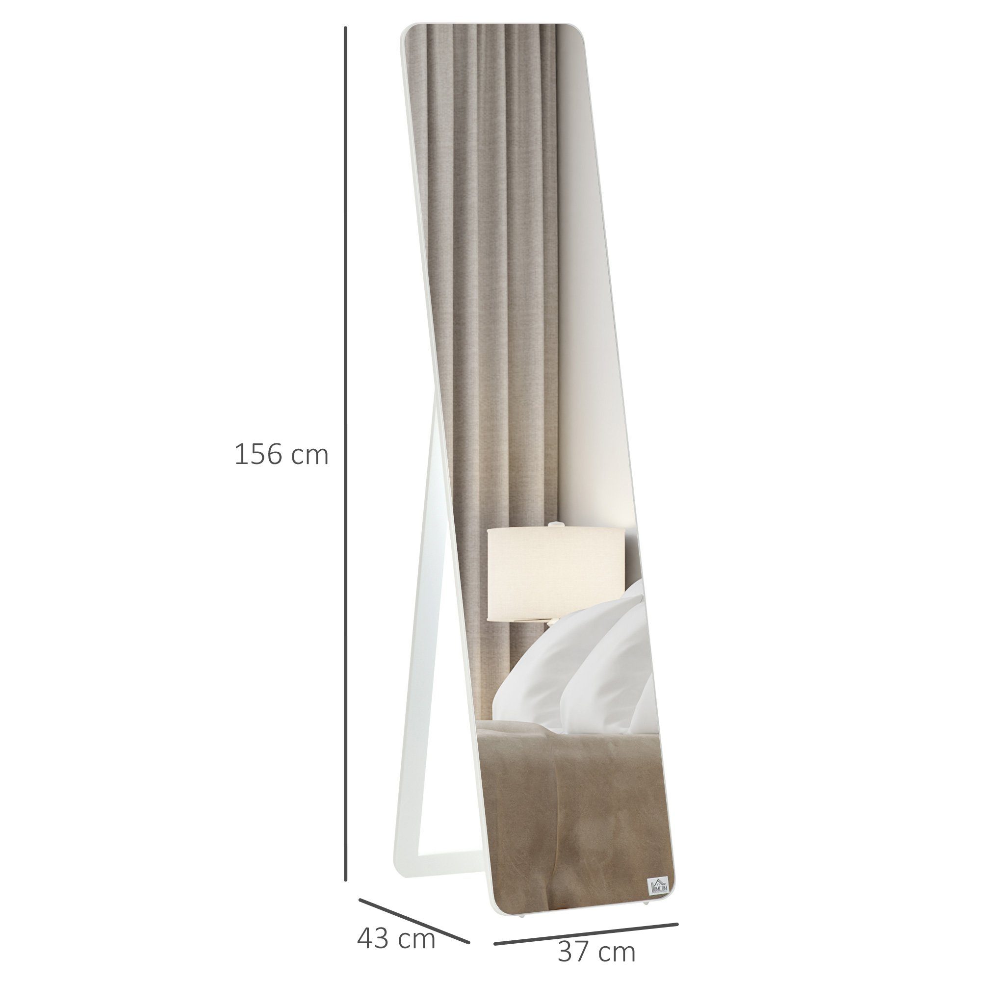 HOMCOM Standspiegel Ankleidespiegel