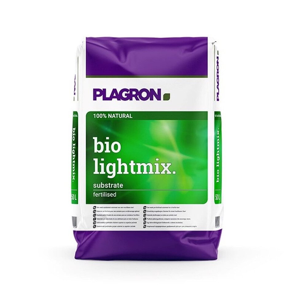 Plagron Blumenerde Plagron Bio Lightmix, mit Biodünger, Organisch vorgedüngtes Substrat