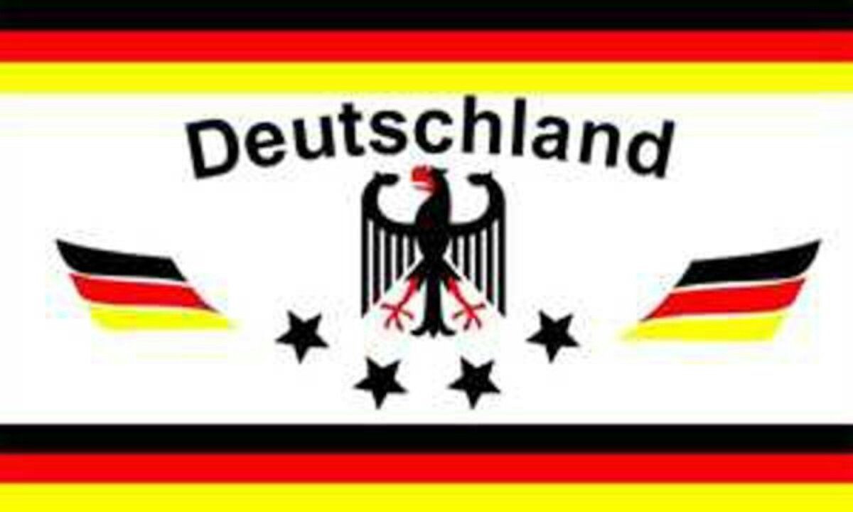 g/m² Deutschland mit 4 Flagge flaggenmeer Sternen 80