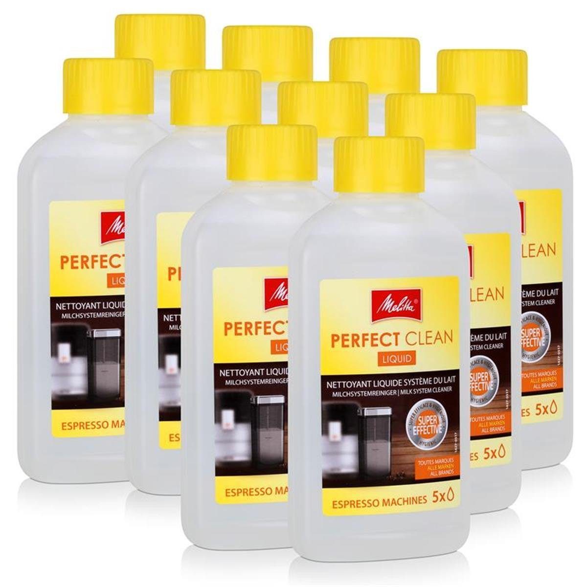 10x Melitta 202034 Perfect Clean Espresso Machines Milchsystem Reinige Milchsystem-Reiniger