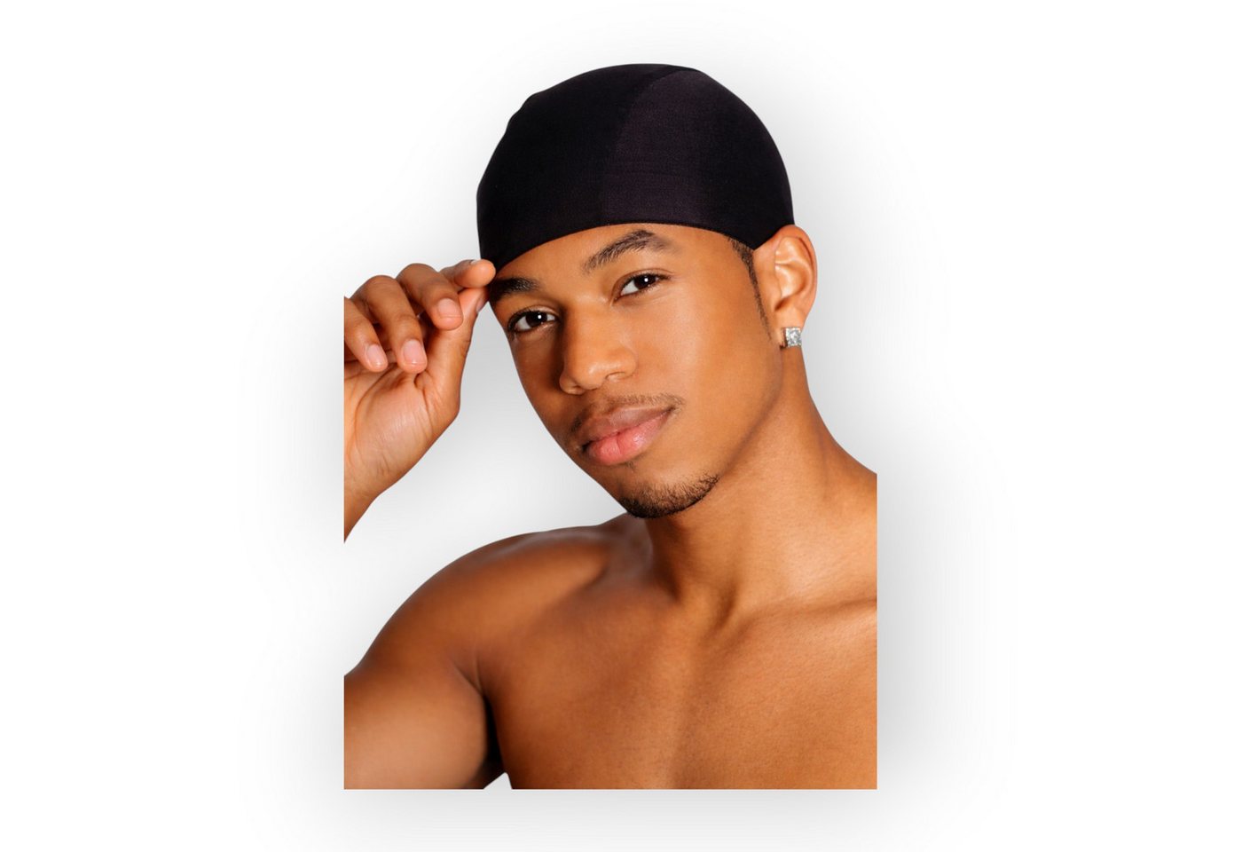 HC Haartrockenhaube Magic Spandex Dome Cap für Männer, hoher Tragekomfort, schützt Haare und Frisuren