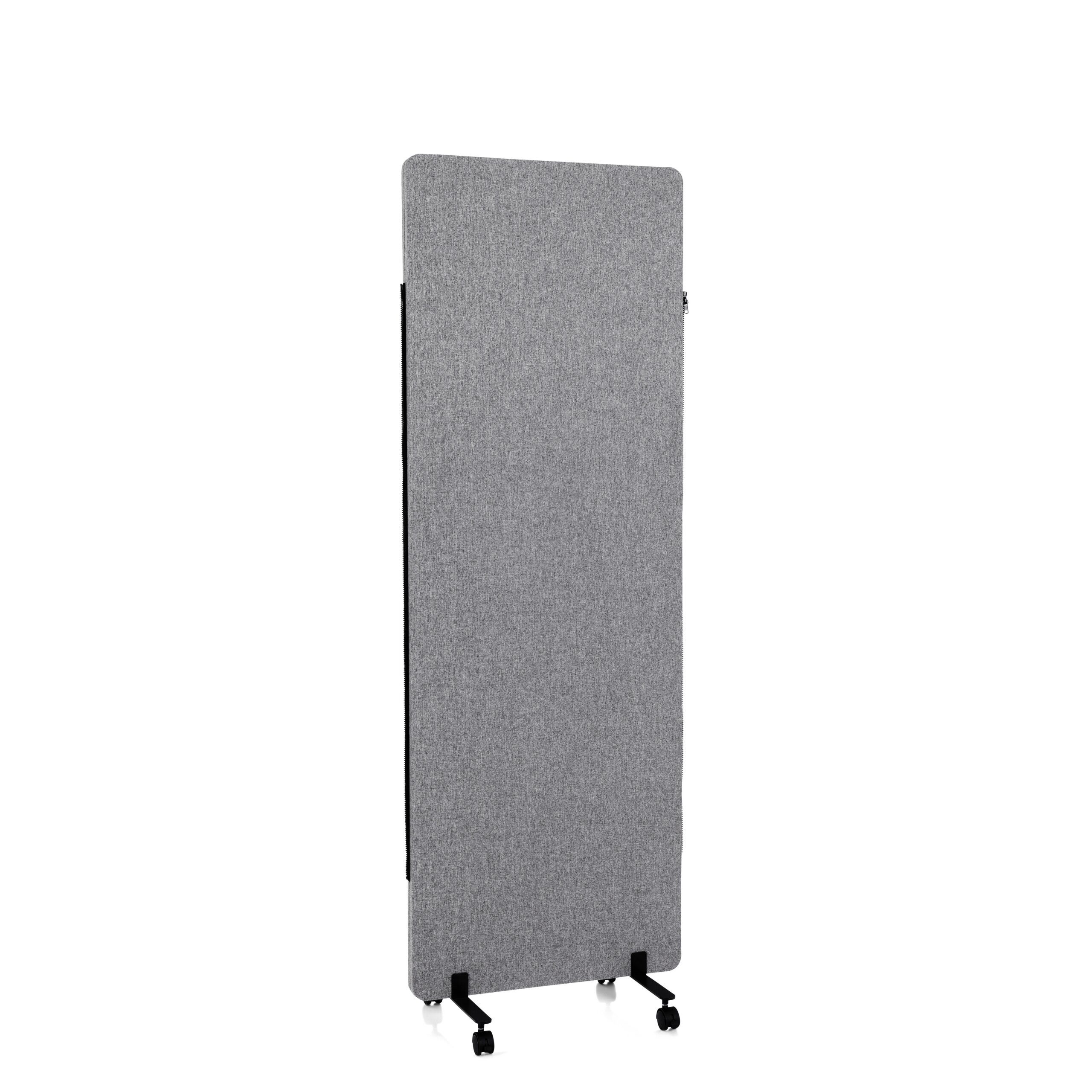 hjh OFFICE Raumteiler Trennwand Flexmiut Sichtschutz, Pinnwand, Schallschutz, mit Rollen und Gleiter