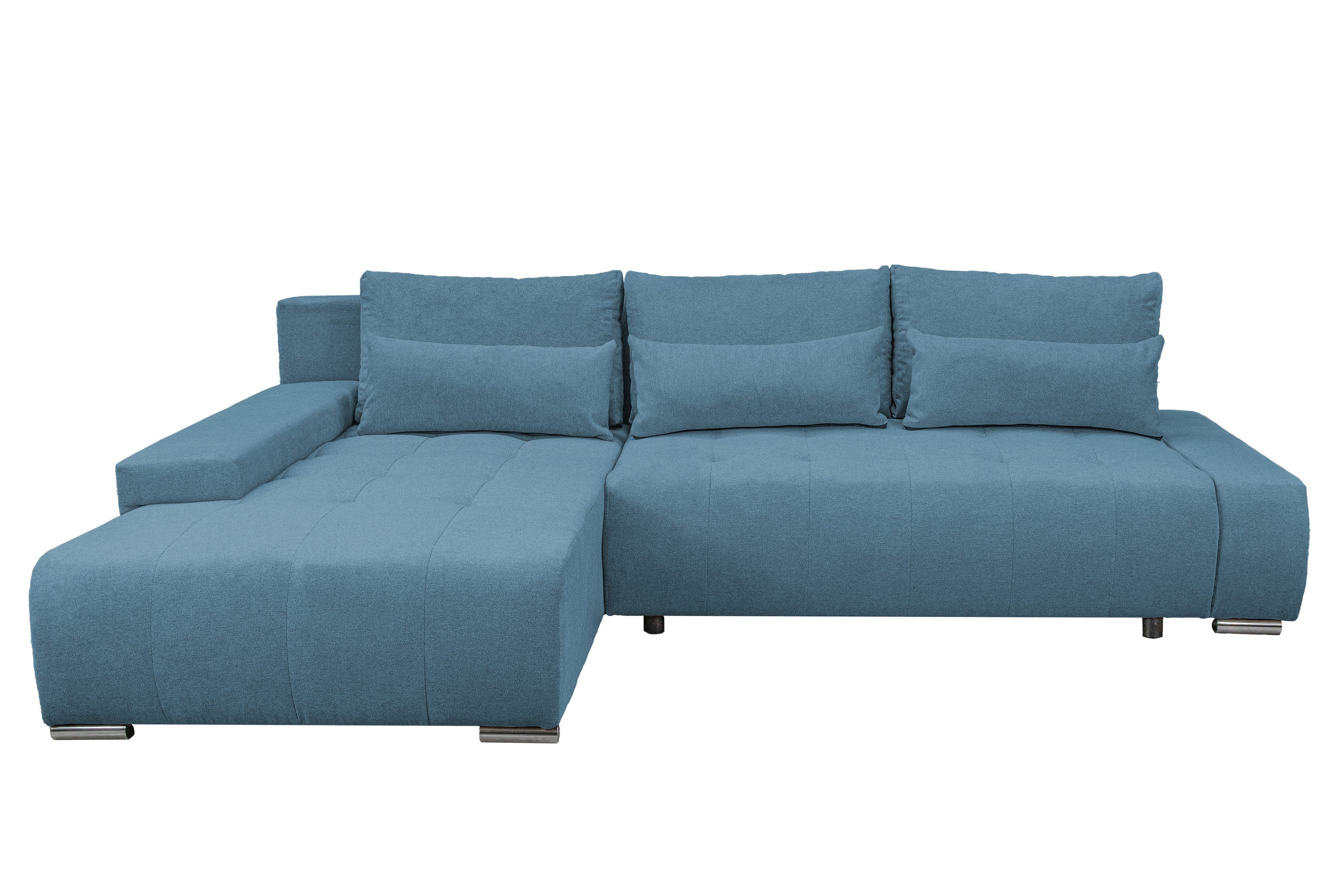 storez24 Ecksofa Kelly, mit Bettkasten und Schlaffunktion, L-Form, bequem günstig online kaufen