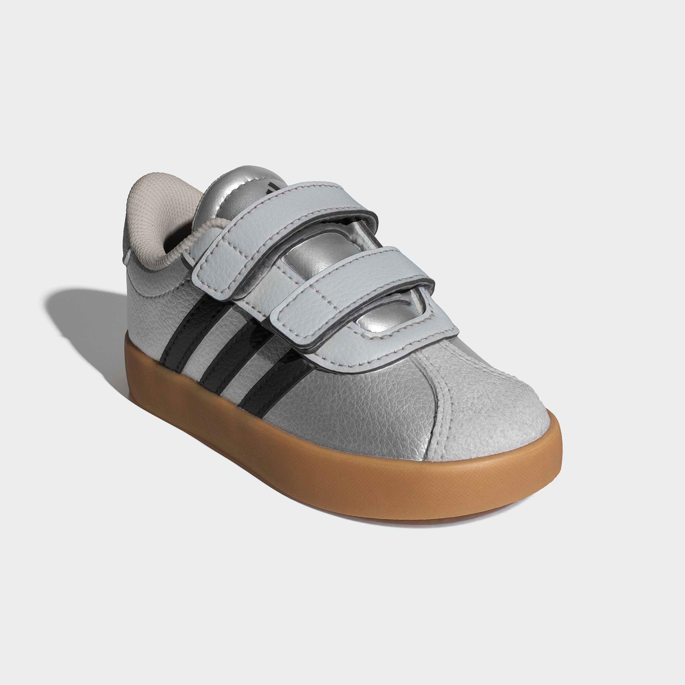 adidas Sportswear VL COURT 3.0 KIDS Klettschuh inspiriert vom Design des adidas samba, für Kinder
