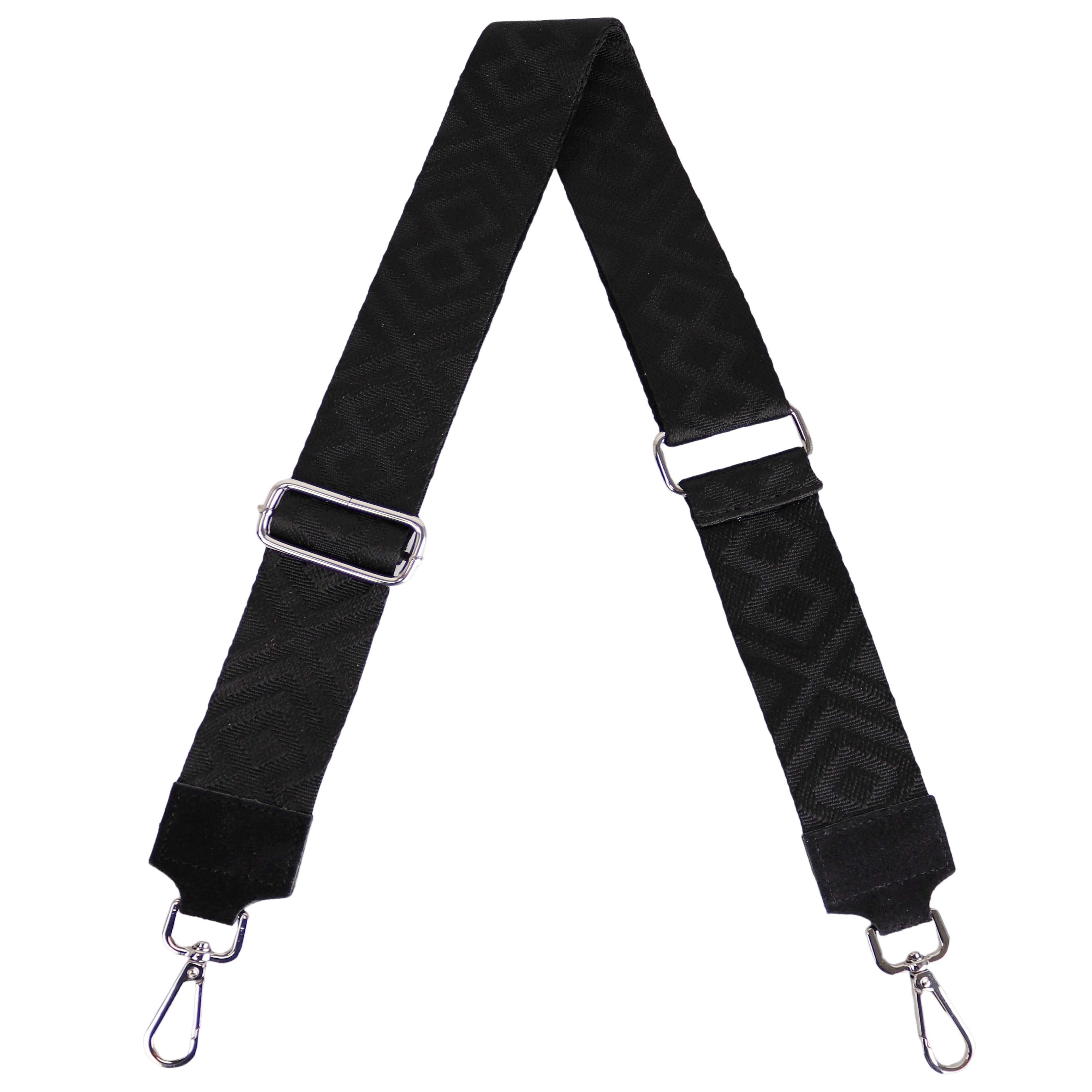 MIRROSI Schulterriemen Made in Italy aus Echtleder Schultergurt für Tasche zum Wechseln (passt perfekt für die Taschen aus Veloursleder) 5cm Breit Bohemian Style, Lederbesatz aus Wildleder