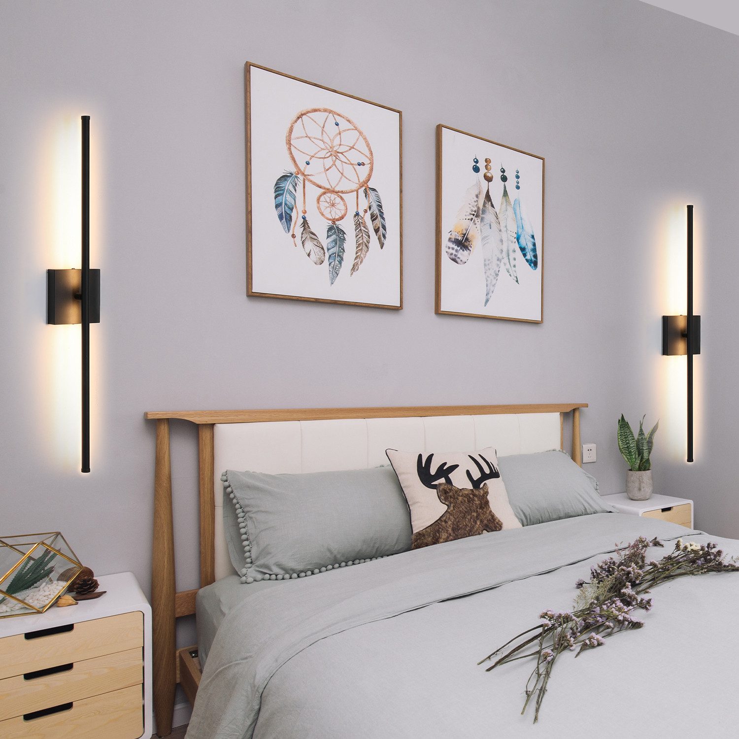 oyajia LED Wandleuchte 2er Set Wandleuchte günstig online kaufen