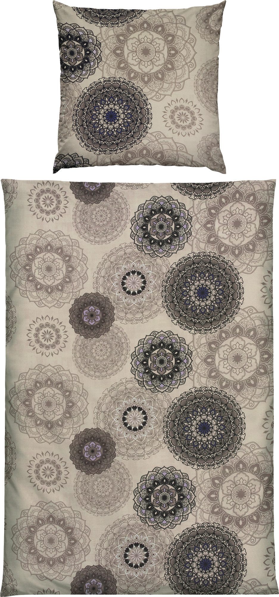 Erwin Müller Bettwäsche Bettwäsche, Mako-Satin, Ornamente