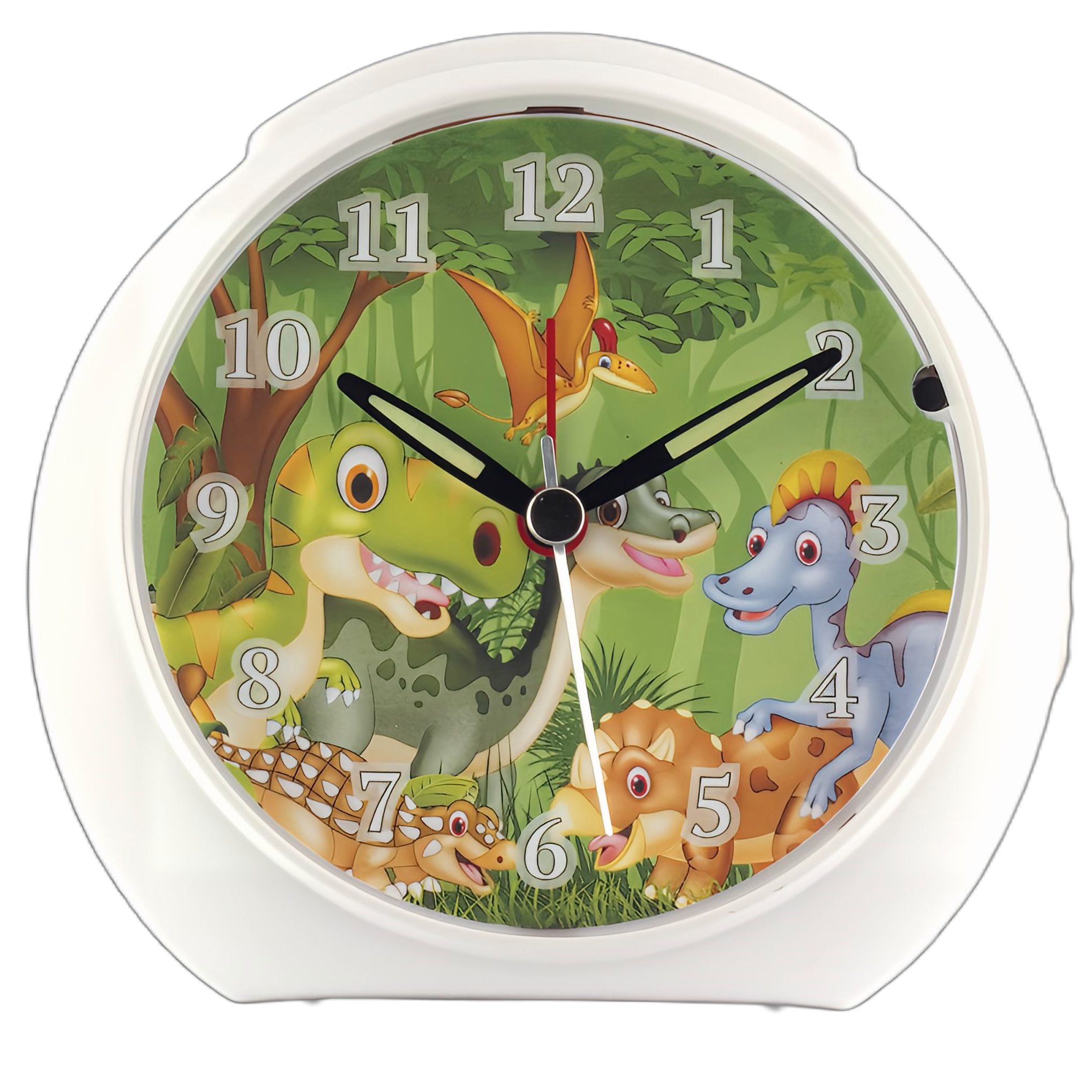 EUROTIME Kinderwecker 20115-00-EUROTIME Kinder-Quarzwecker mit schleichender Sekunde