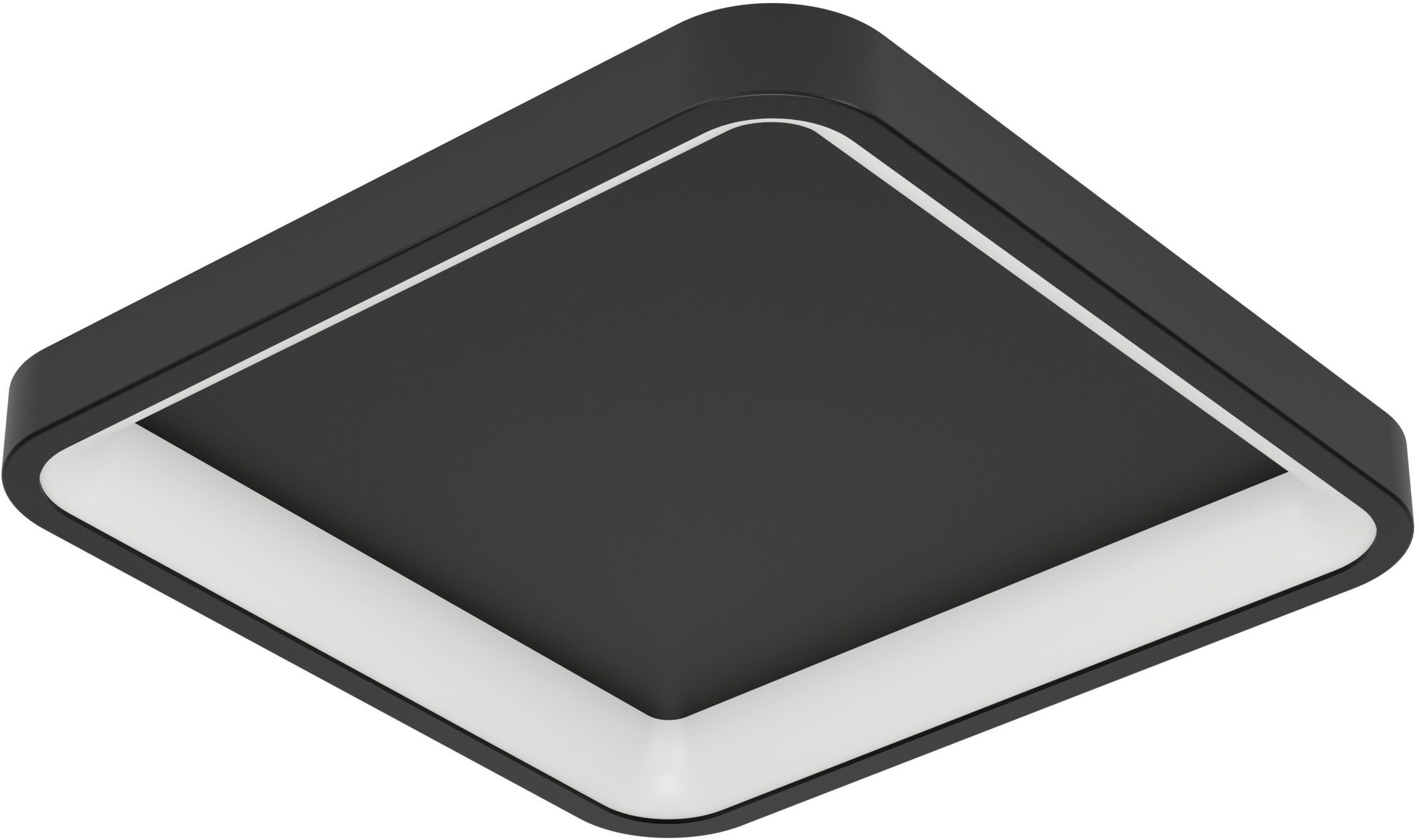 EGLO LED Deckenleuchte LORETELLO-Z Deckenlampe - Stahl - LED - 20W - IP20, CCT - über Fernbedienung, Dimmfunktion, Farbwechsel, Memoryfunktion, Nachtlichtfunktion, RGB, Weckerfunktion, dimmbar über Fernbedienung, mehrere Helligkeitsstufen, LED fest integriert, Kaltweiß, Neutralweiß, RGB, Warmweiß, Wohzimmerlampe, Esszimmerlampe, Flur, Schlafzimmer, L35 x B35 x H7,5cm