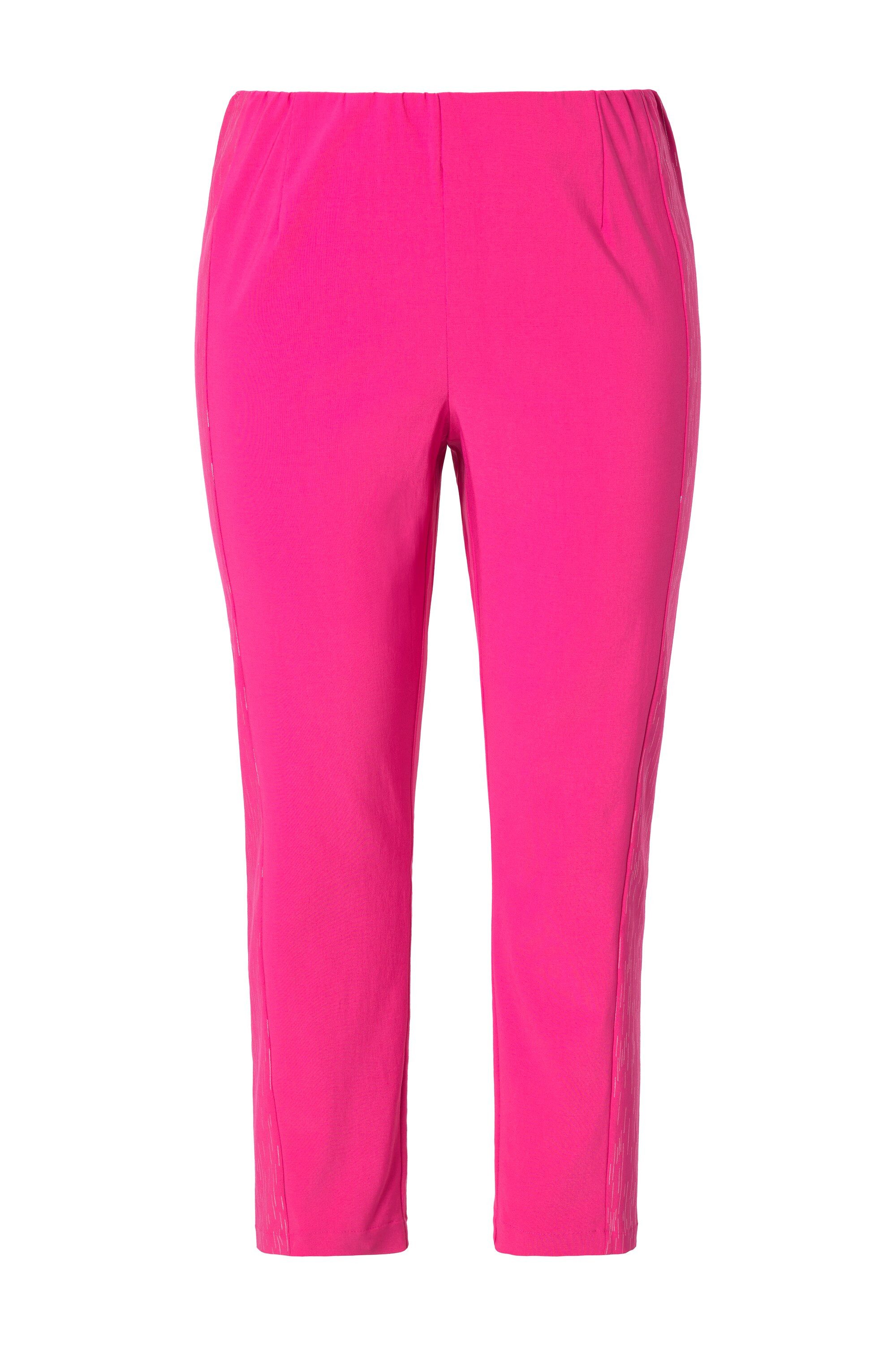 MIAMODA Schlupfhose Bengalin-Hose elastischer Slim Fit Metallic-Druck günstig online kaufen