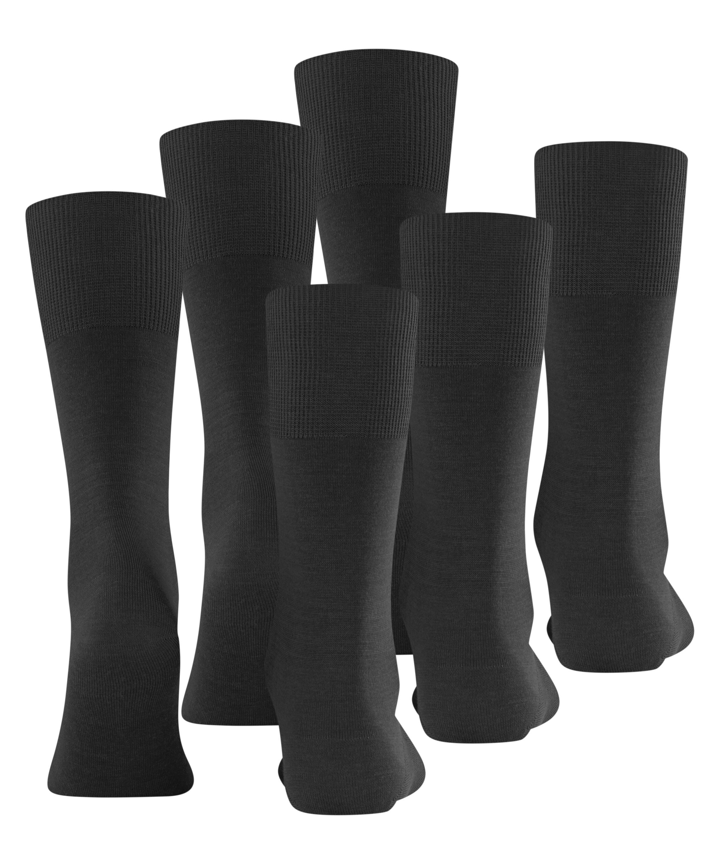 FALKE Socken Airport 3-Pack Socken (3-Paar) mit Schurwolle